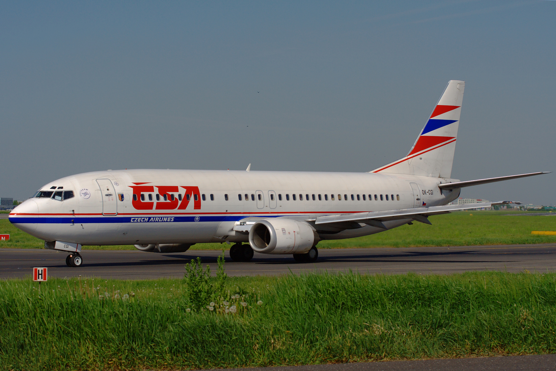 OK-CGI, CSA Czech Airlines (Aircraft » EPWA Spotting » Boeing 737-400)
