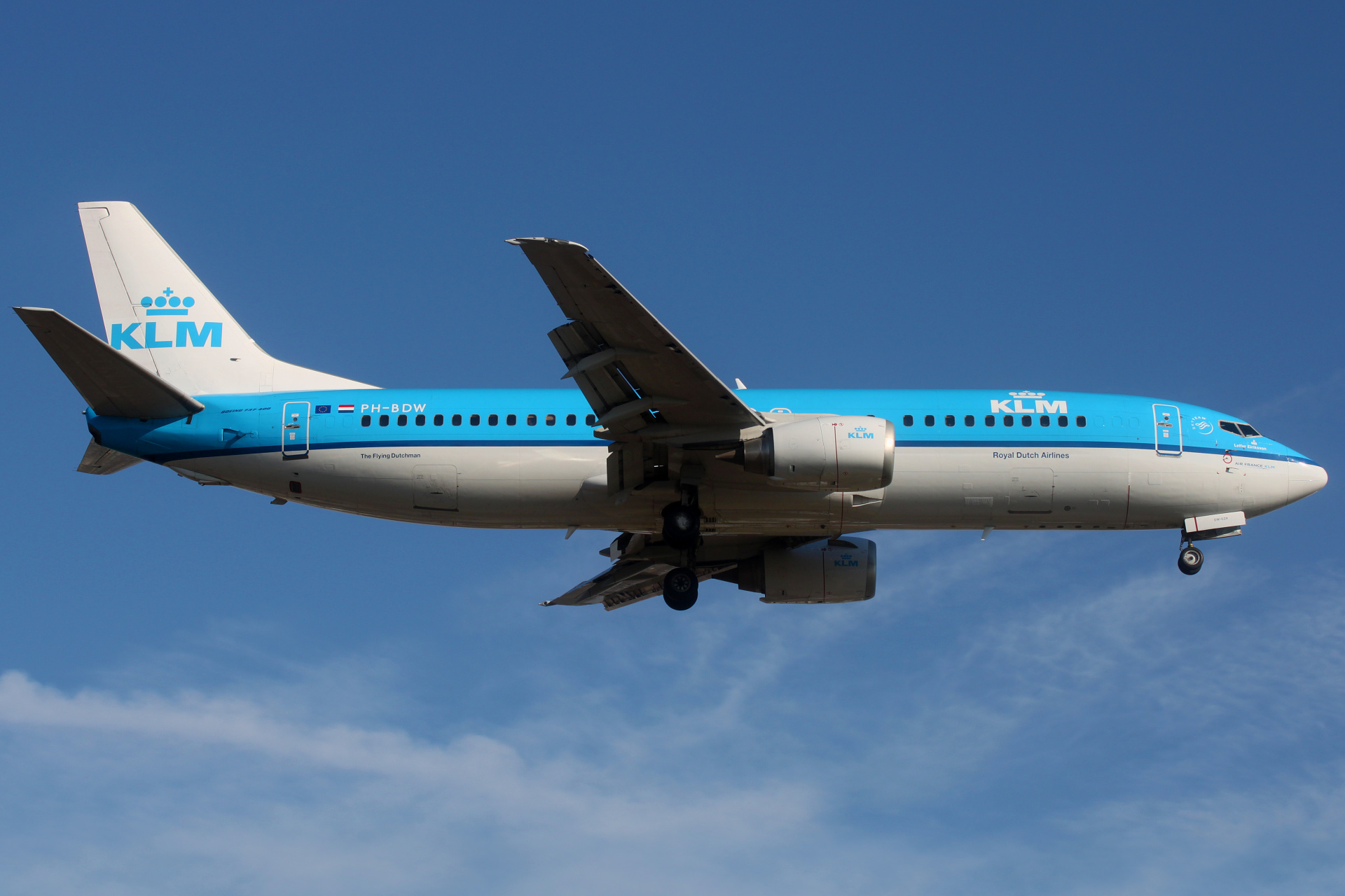 PH-BDW, KLM Royal Dutch Airlines (Aircraft » EPWA Spotting » Boeing 737-400)