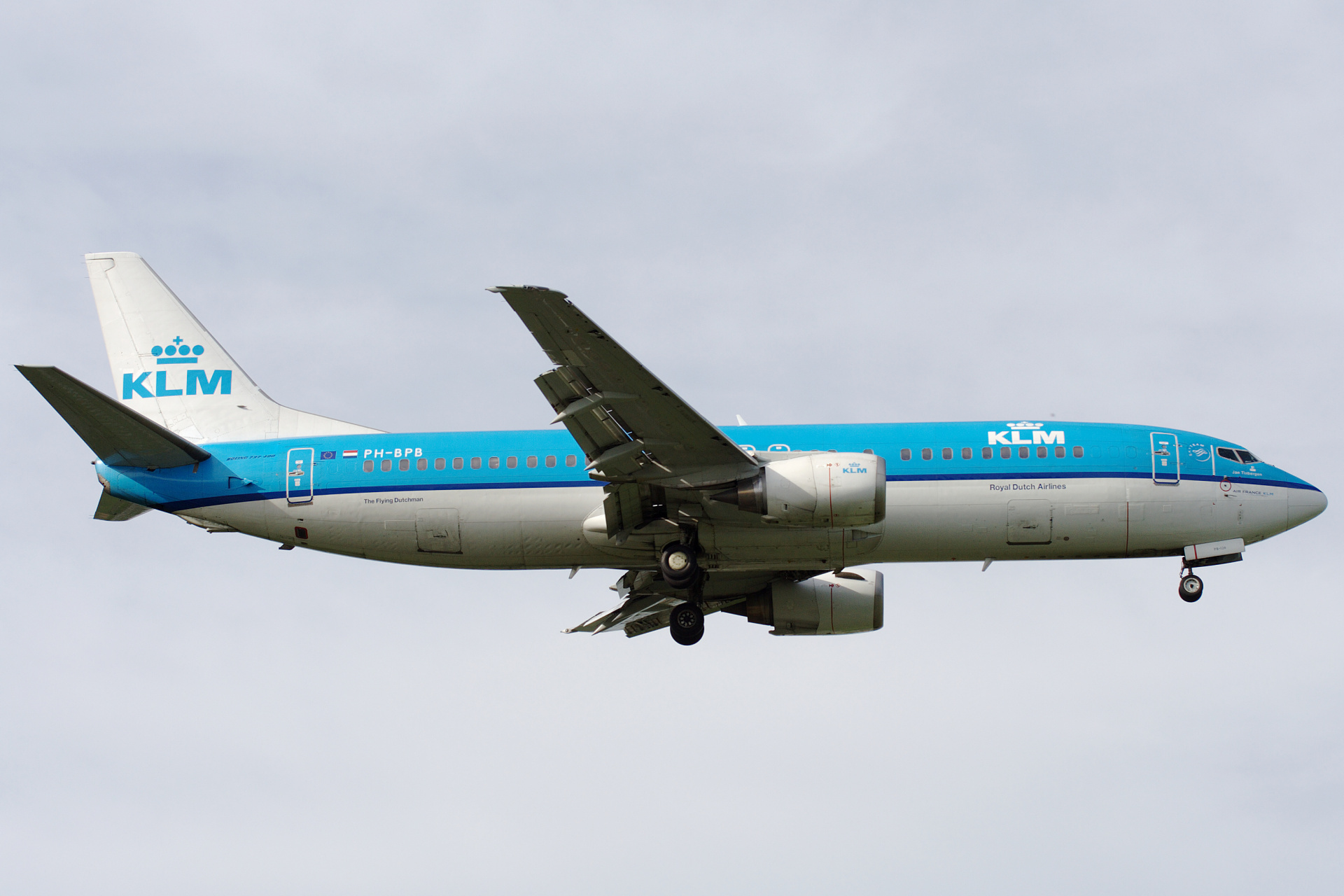 PH-BPB, KLM Royal Dutch Airlines (Samoloty » Spotting na EPWA » Boeing 737-400)