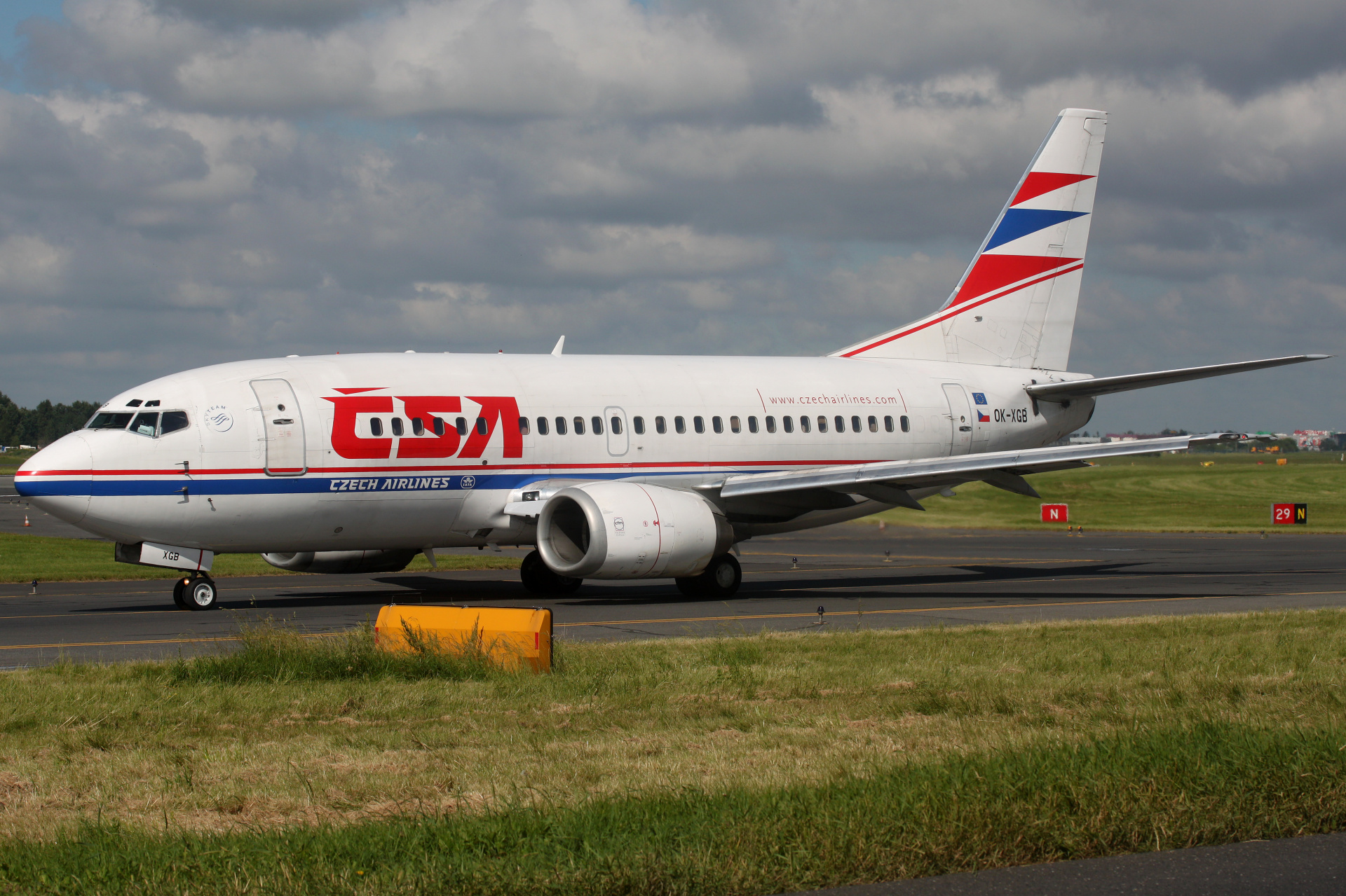 OK-XGB (Aircraft » EPWA Spotting » Boeing 737-500 » CSA Czech Airlines)