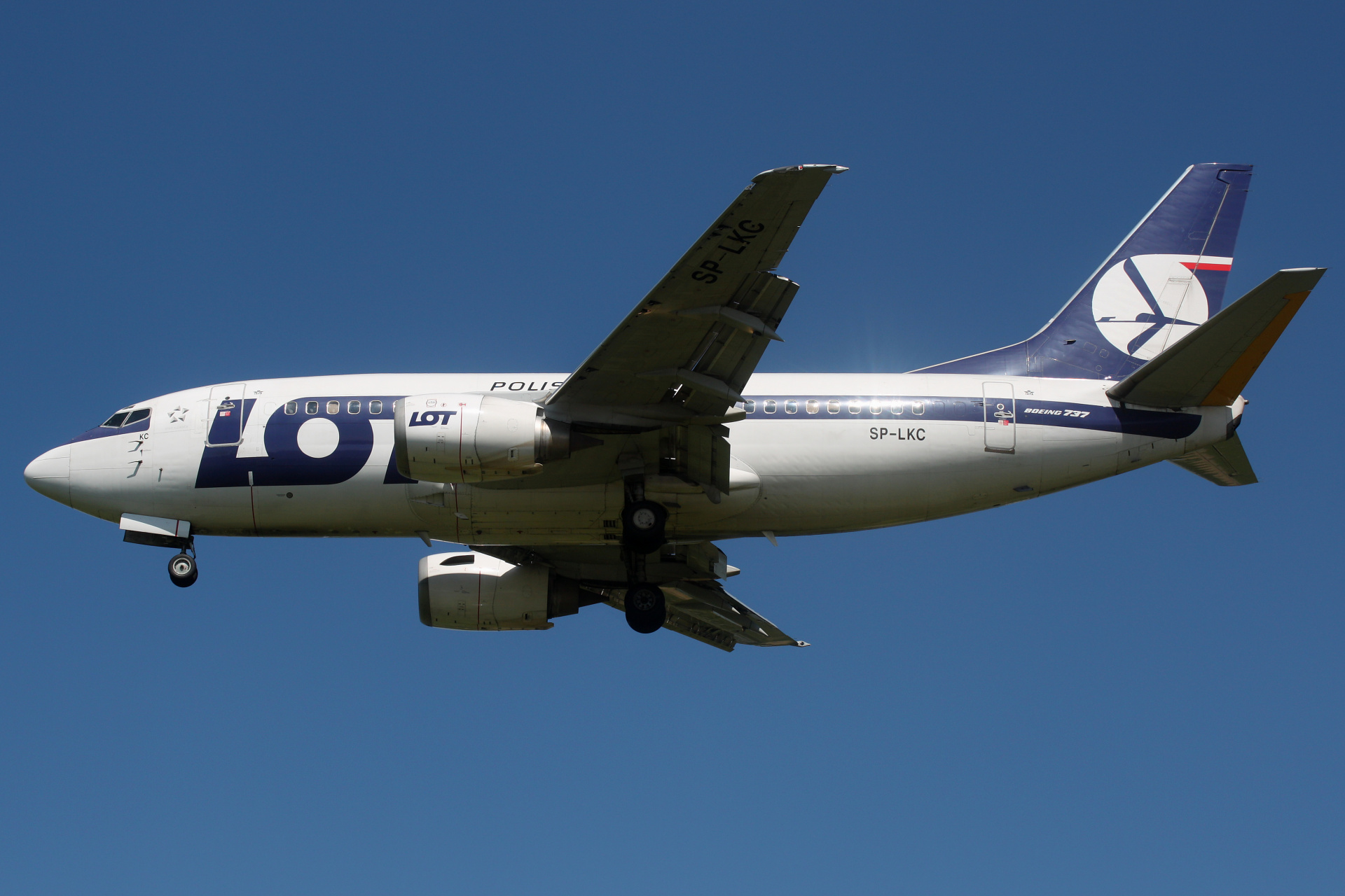 SP-LKC (Aircraft » EPWA Spotting » Boeing 737-500 » LOT Polish Airlines)