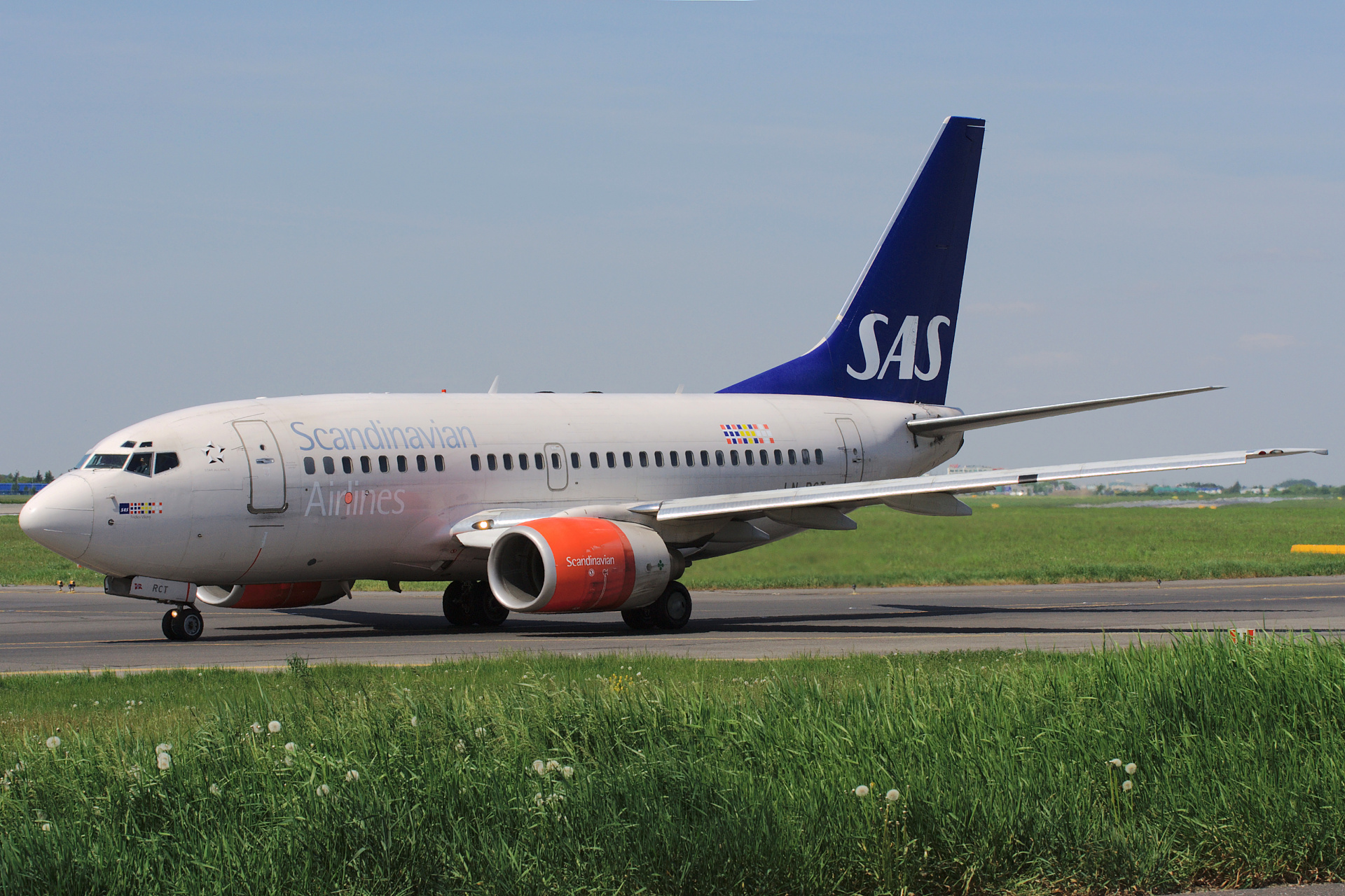 LN-RCT, SAS Scandinavian Airlines (Samoloty » Spotting na EPWA » Boeing 737-600)