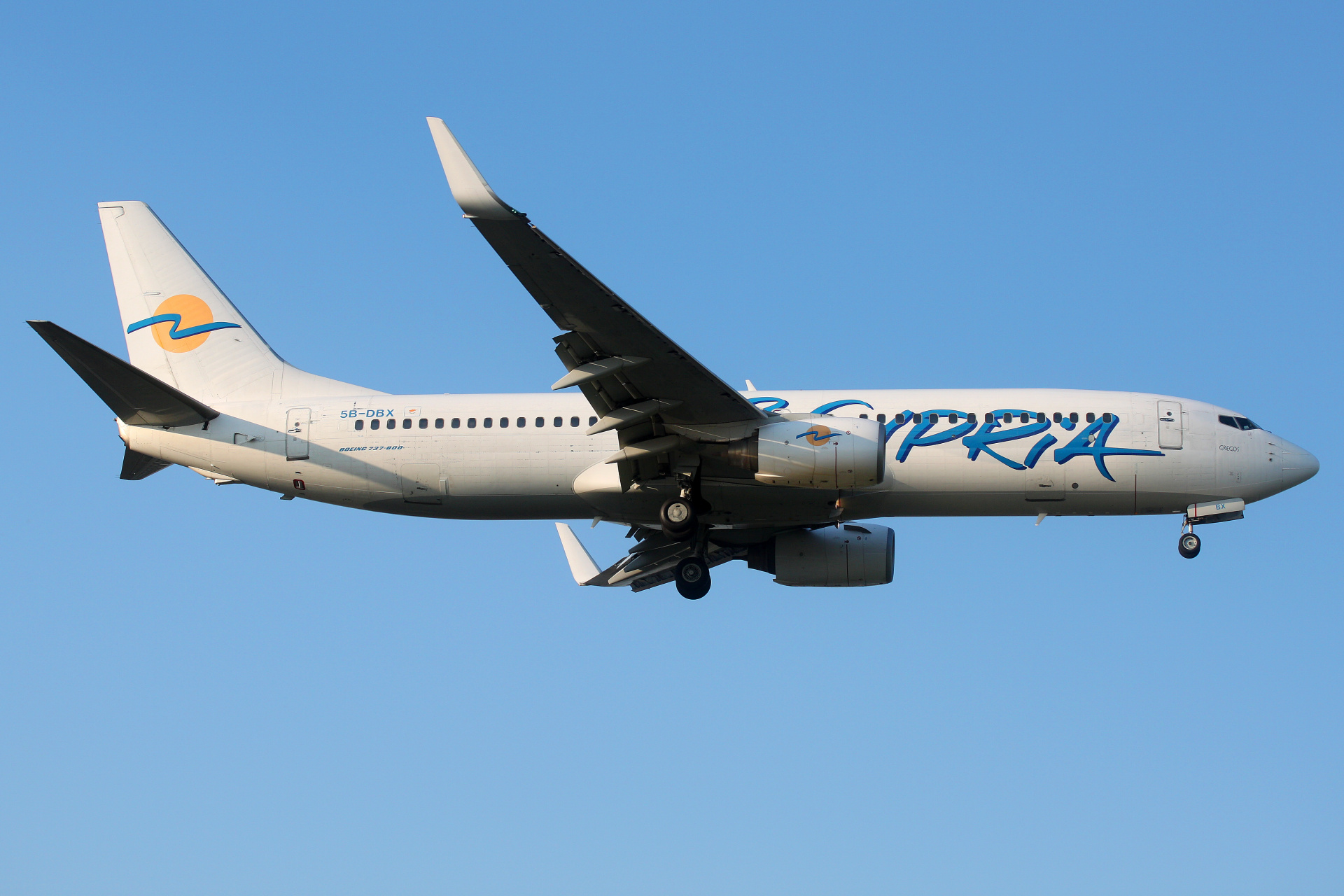 5B-DBX (Aircraft » EPWA Spotting » Boeing 737-800 » Eurocypria)