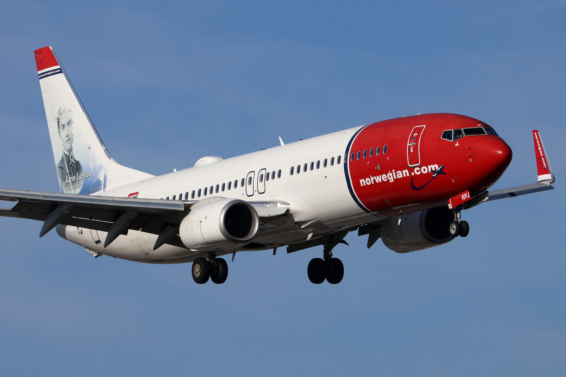 SE-RPJ, Norwegian Air Sweden (Aircraft » EPWA Spotting » Boeing 737-800 » Norwegian Air)