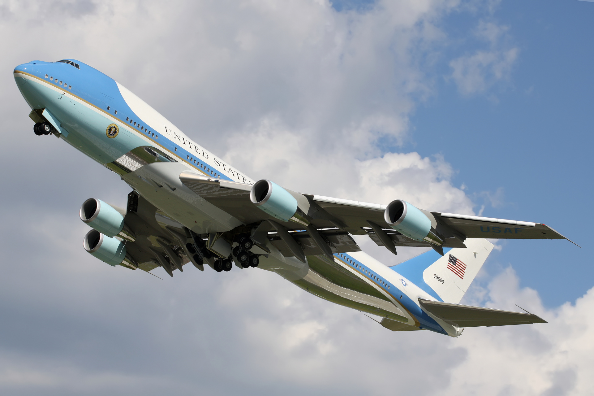 92-9000, Siły Powietrzne Stanów Zjednoczonych (Samoloty » Spotting na EPWA » Boeing 747-200 » VC-25A)