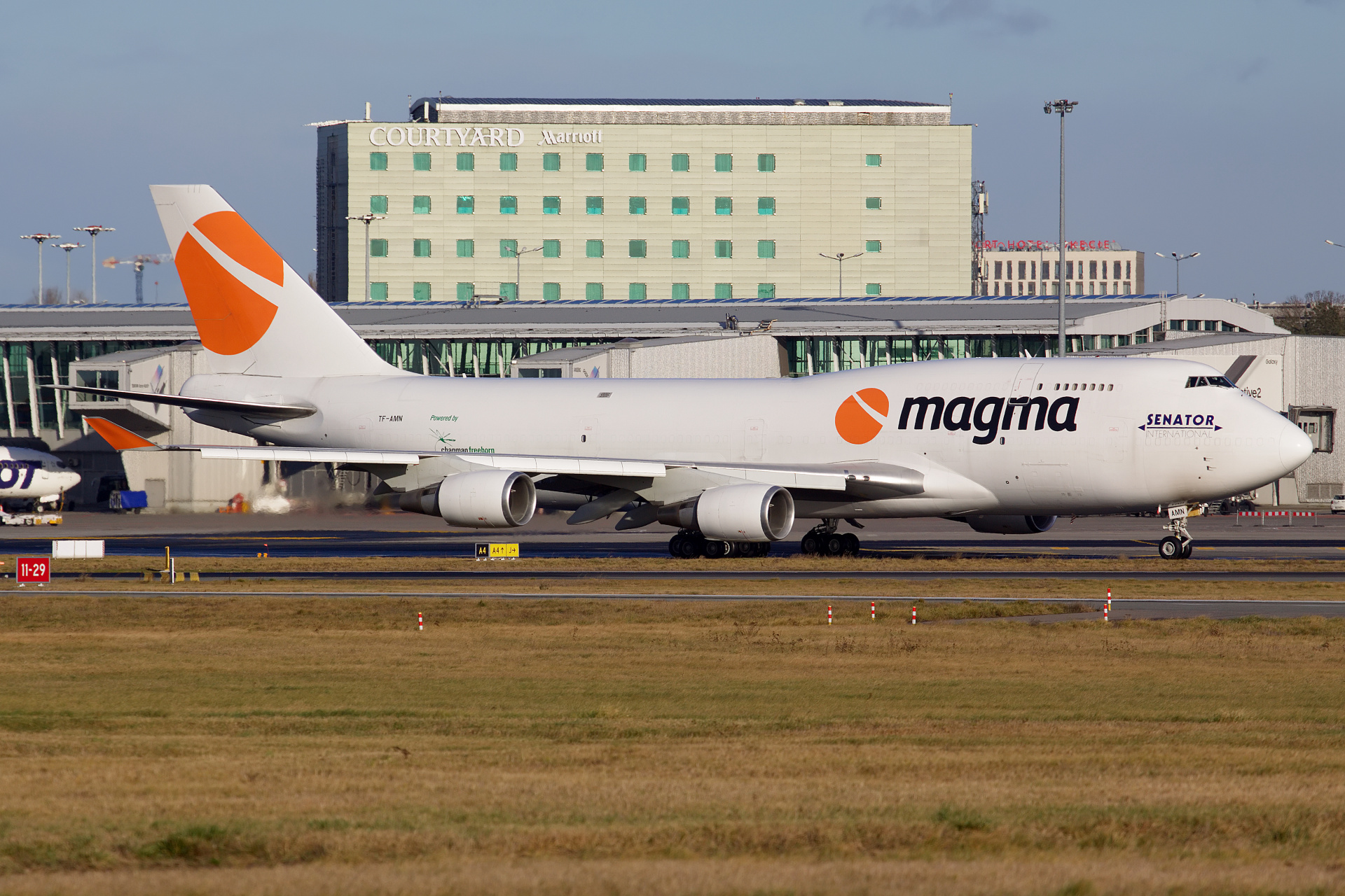 BDSF, TF-AMN, Magma Aviation (Air Atlanta Icelandic) (Aircraft » EPWA Spotting » Boeing 747-400F)