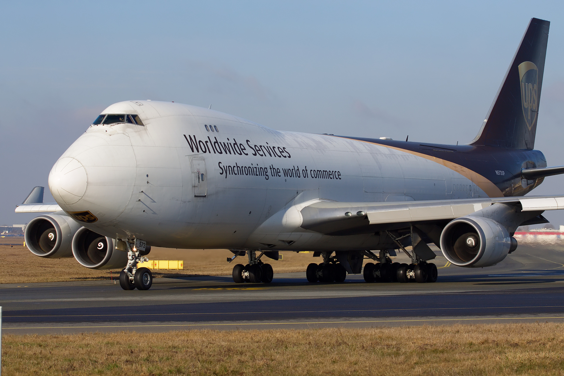 N573UP, United Parcel Service (UPS) Airlines (Aircraft » EPWA Spotting » Boeing 747-400F)
