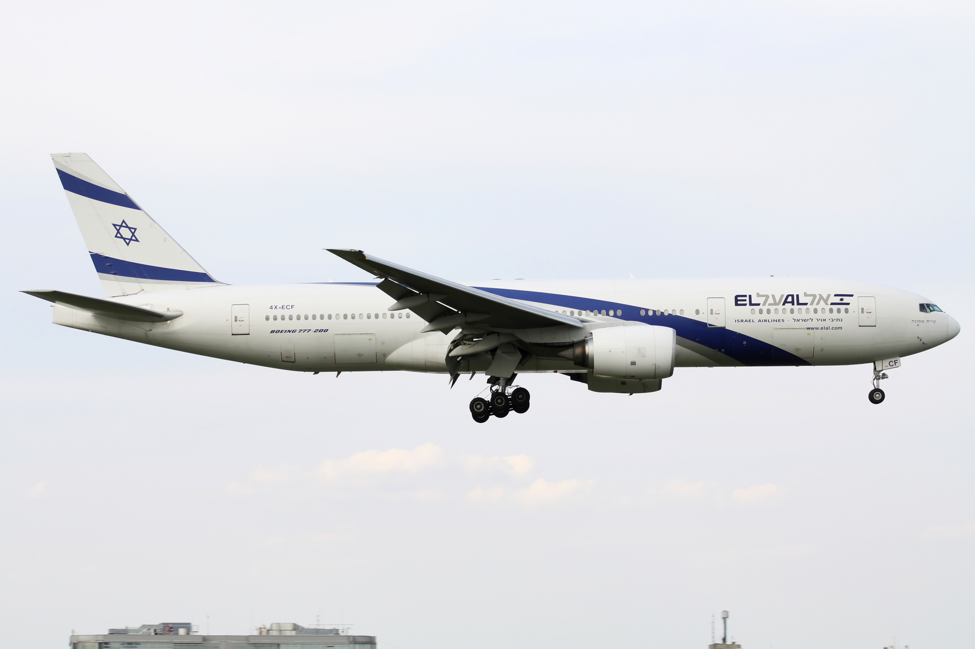 4X-ECF, El Al Israel Airlines (Aircraft » EPWA Spotting » Boeing 777-200 and 200ER)
