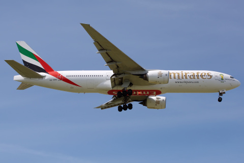 A6-EMK ("FIFA World Cup Brasil" sticker)