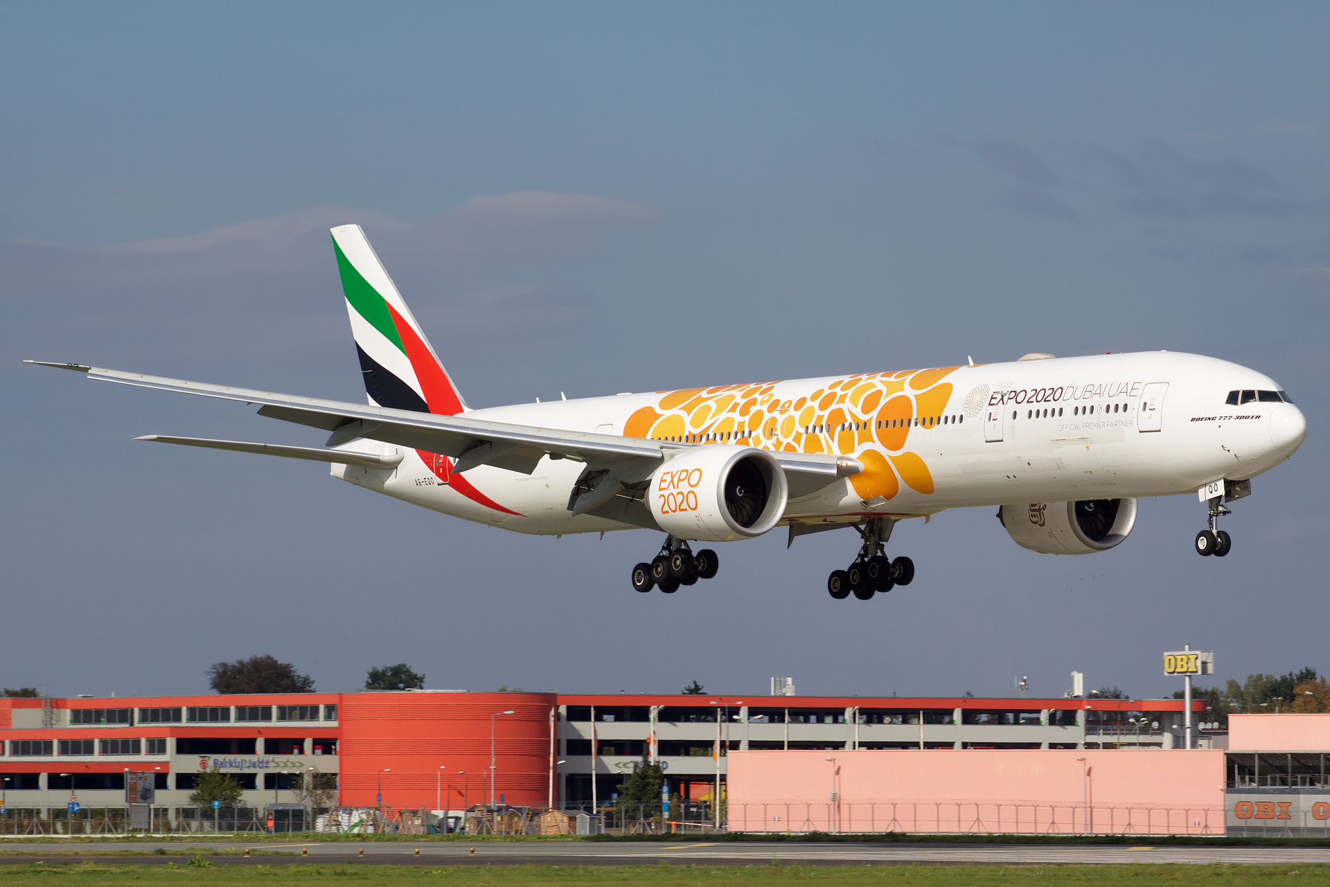 A6-EQO (EXPO 2020 Dubai - Opportunity livery) (Aircraft » EPWA Spotting » Boeing 777-300ER » Emirates)