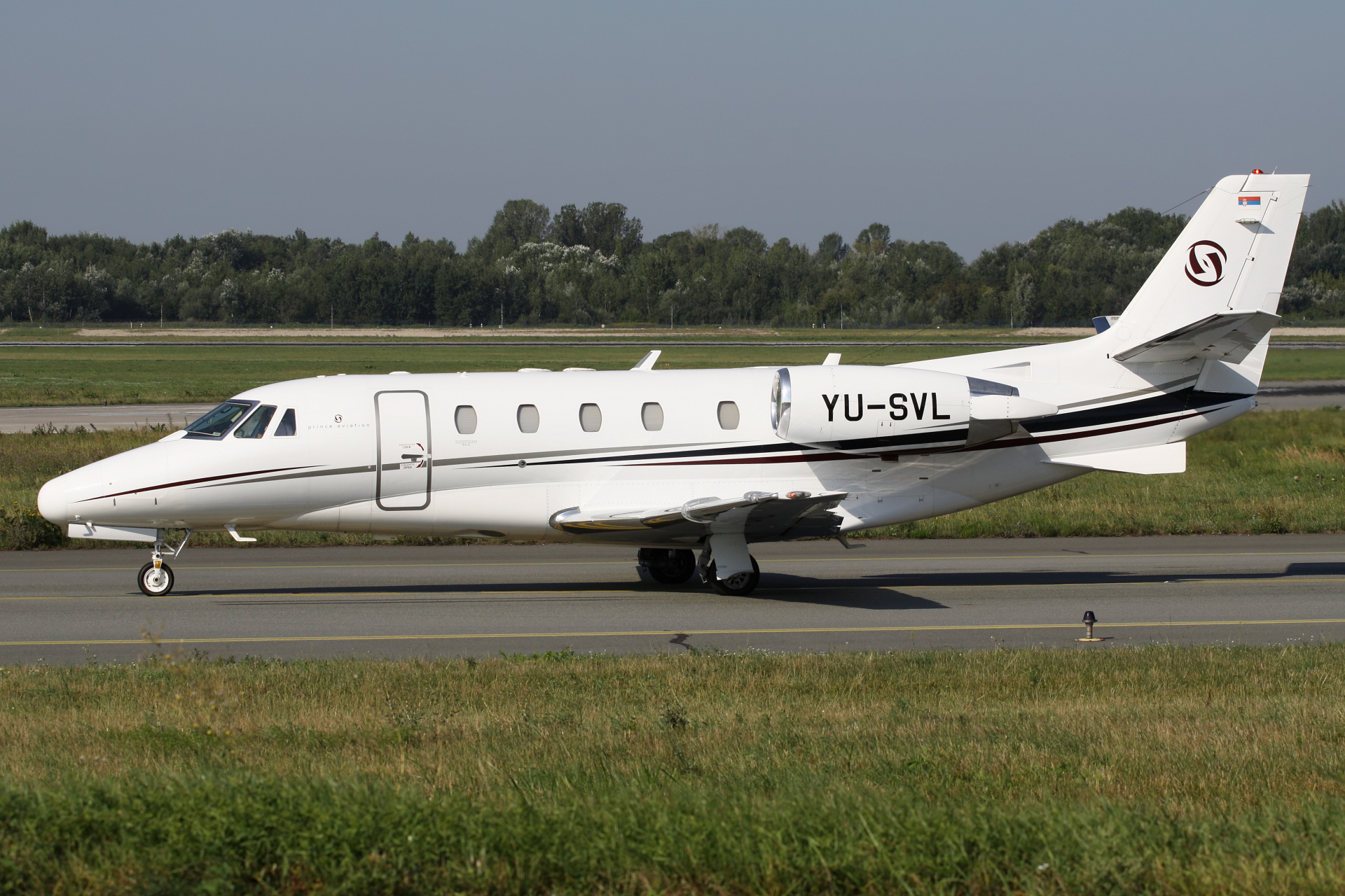 Citation XLS, YU-SVL, Prince Aviation (Samoloty » Spotting na EPWA » Cessna 560XL)