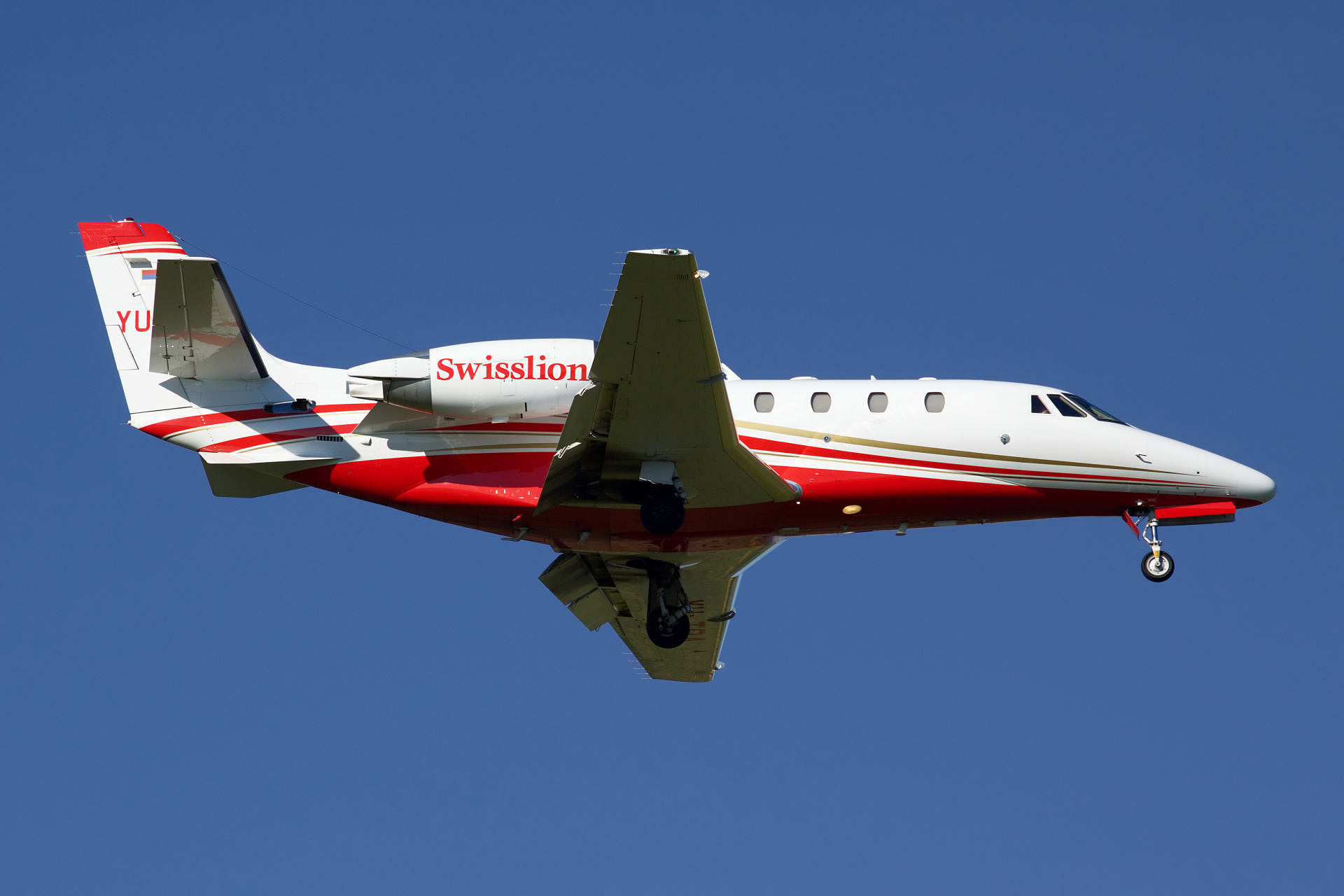 Citation XLS, YU-TBA, Swisslion Air (Samoloty » Spotting na EPWA » Cessna 560XL)