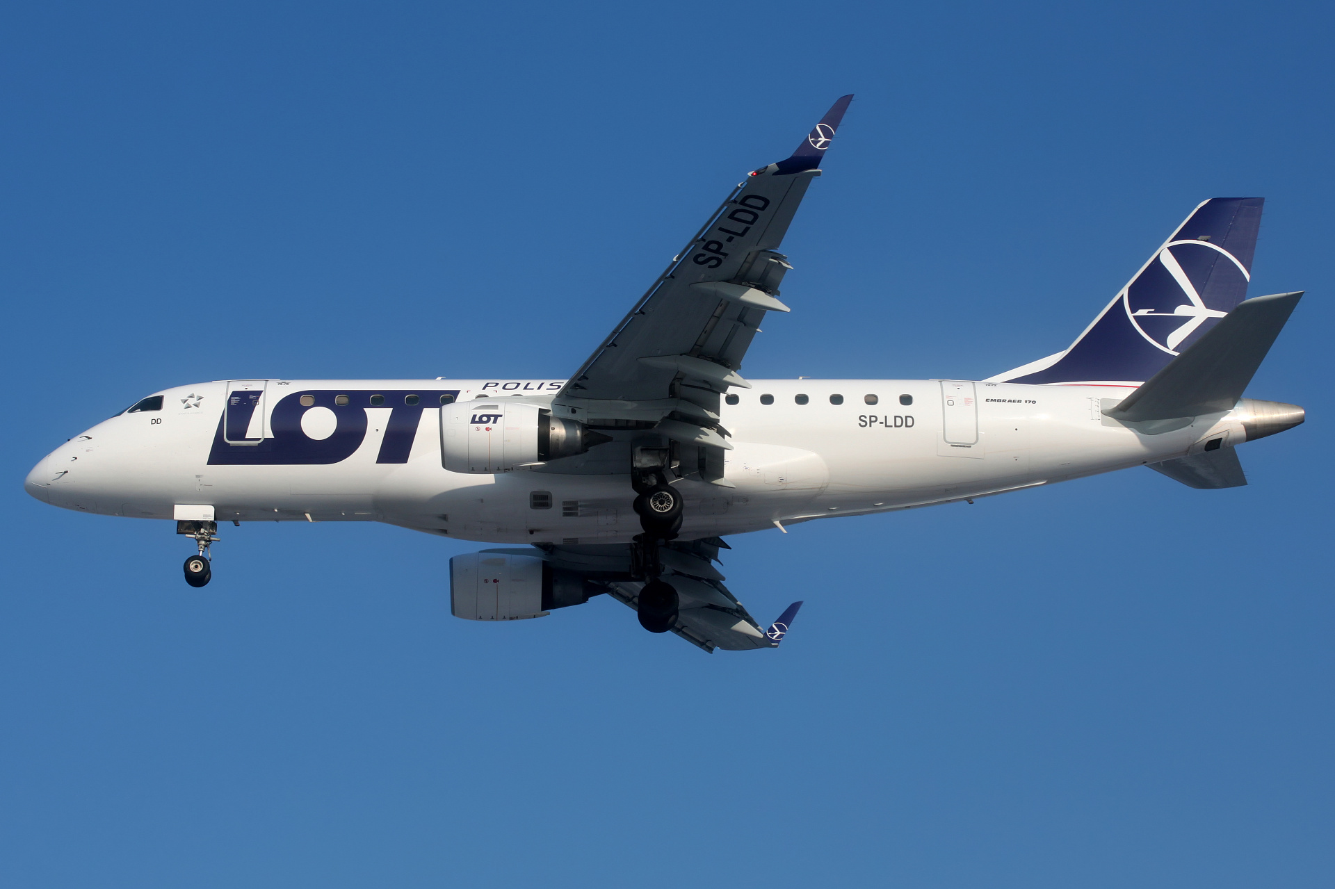 SP-LDD (new livery) (Aircraft » EPWA Spotting » Embraer E170 » LOT Polish Airlines)