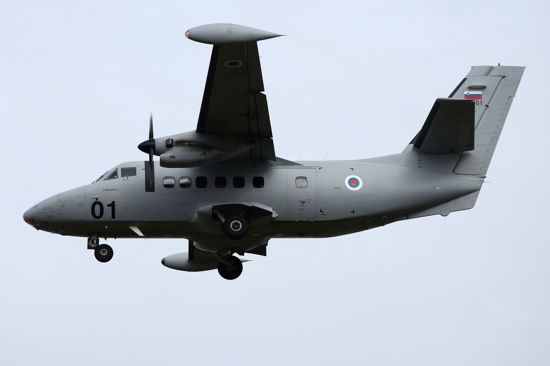L4-01, Slovenian Air Force (Aircraft » EPWA Spotting » Let L-410UVP Turbolet)