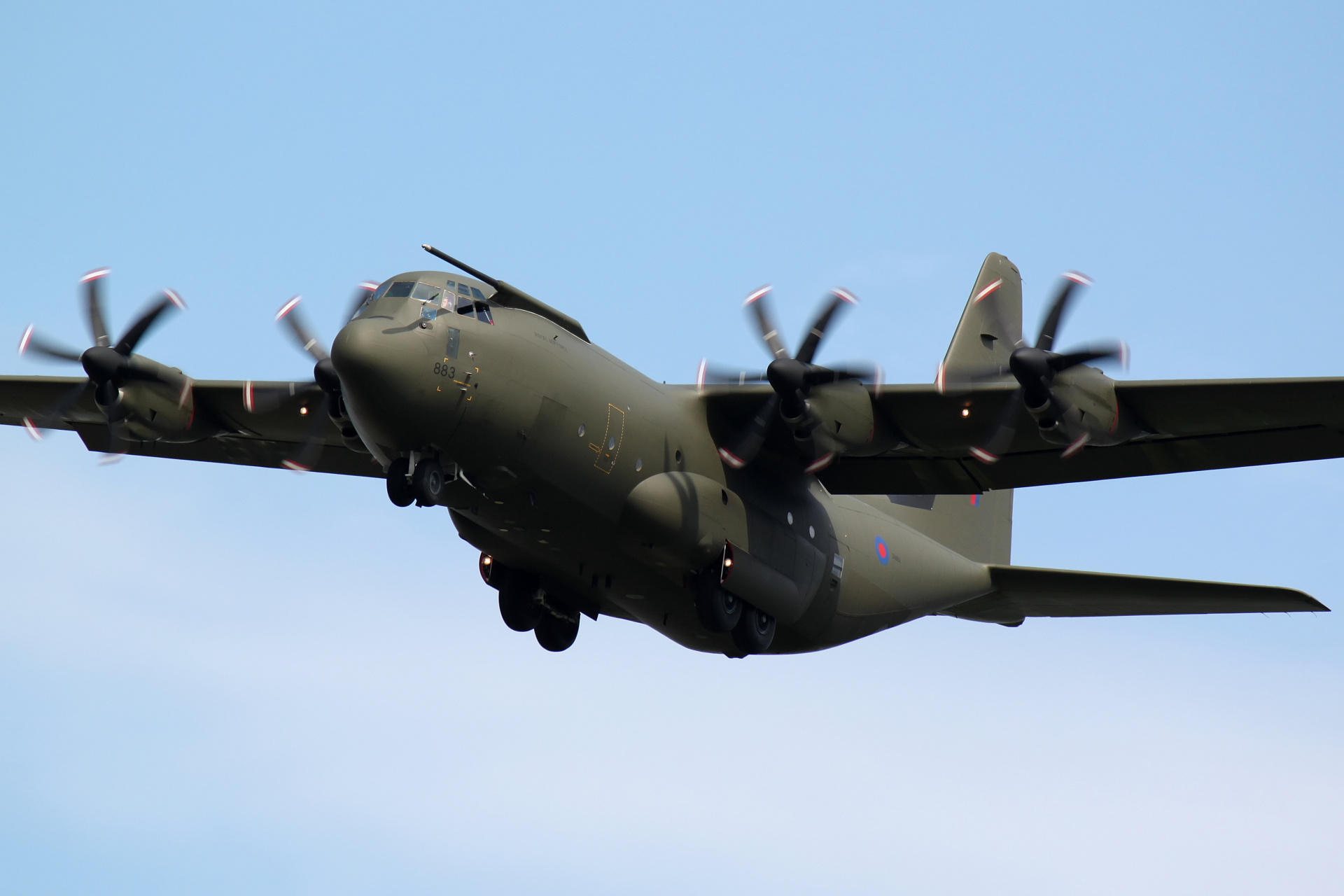 C-130J Hercules C.5, ZH883, Royal Air Force (Aircraft » EPWA Spotting » Lockheed C-130 Hercules)