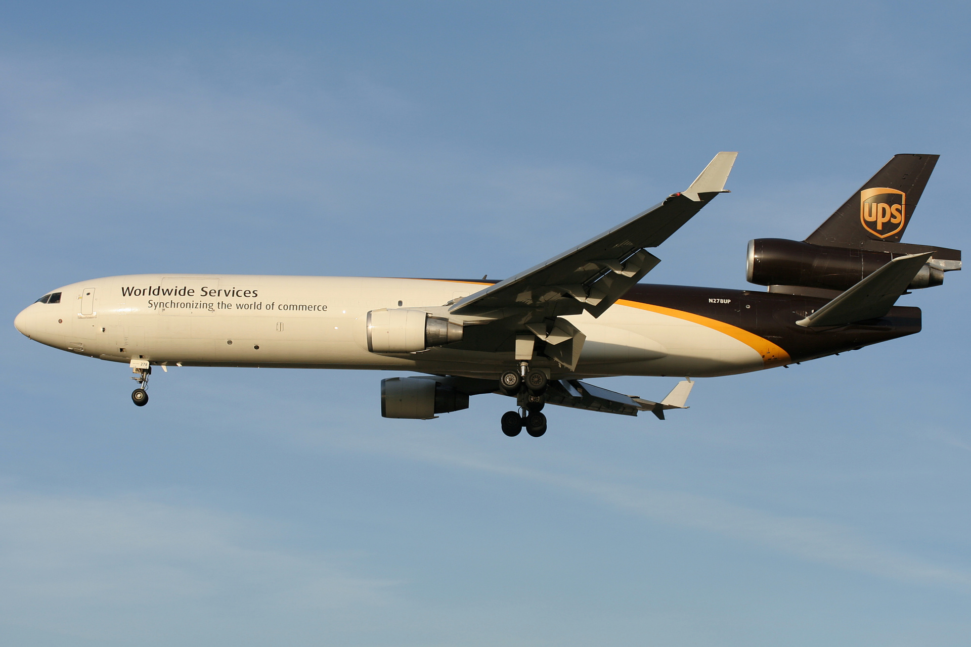 N278UP, United Parcel Service (UPS) Airlines (Samoloty » Spotting na EPWA » McDonnell Douglas MD-11F)