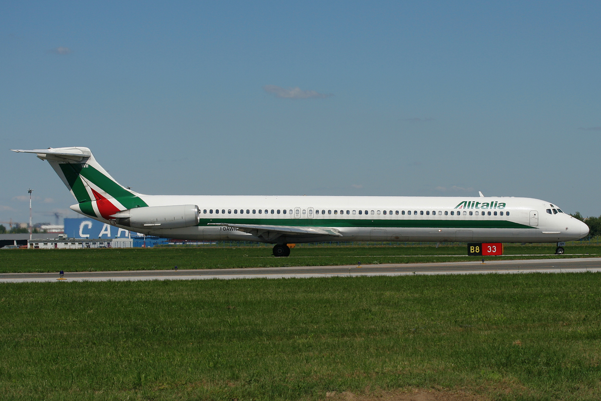 I-DAWH, Alitalia (Samoloty » Spotting na EPWA » McDonnell Douglas MD-82)