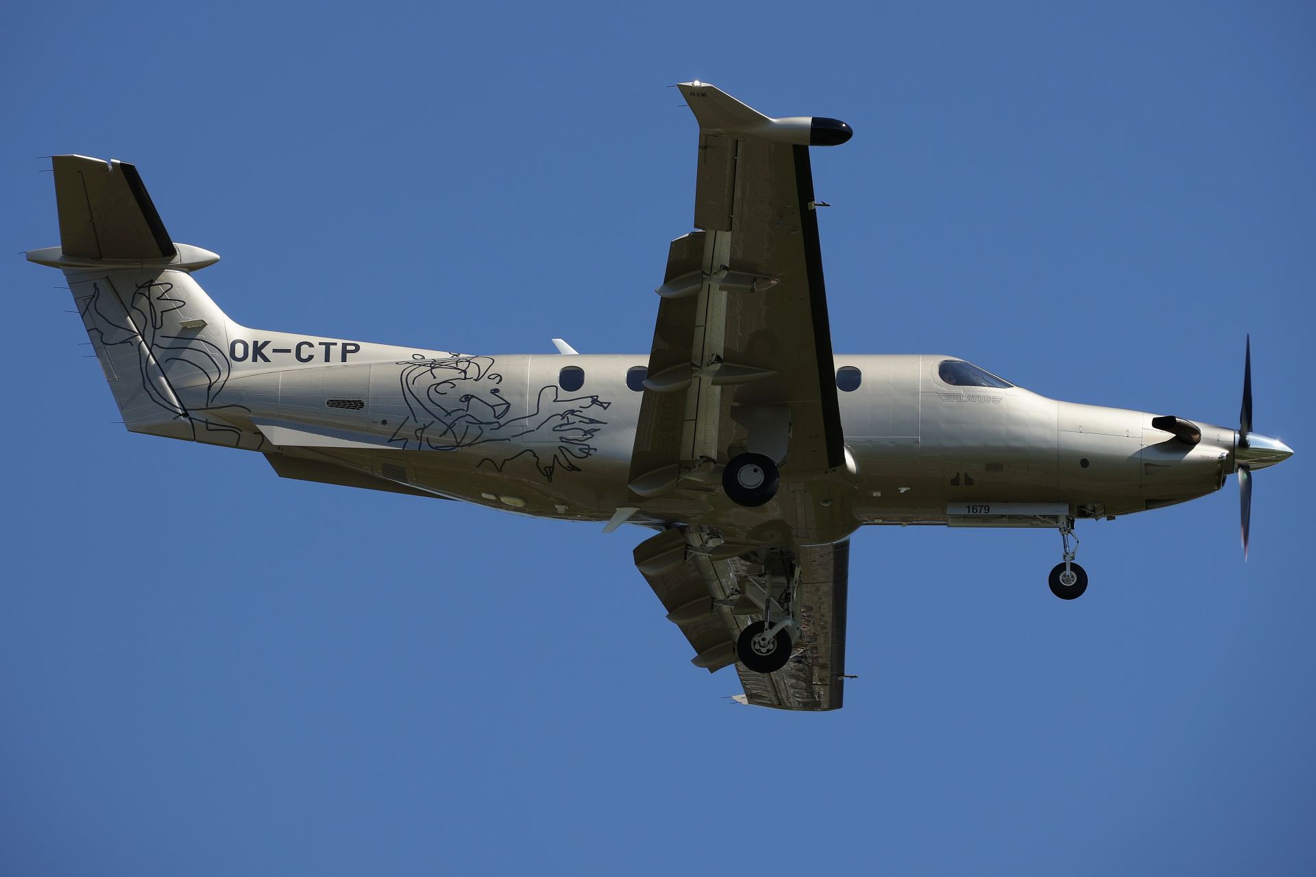 PC-12/47E, OK-CTP, OK Aviation Group (Samoloty » Spotting na EPWA » Pilatus PC-12 i wersje pochodne)