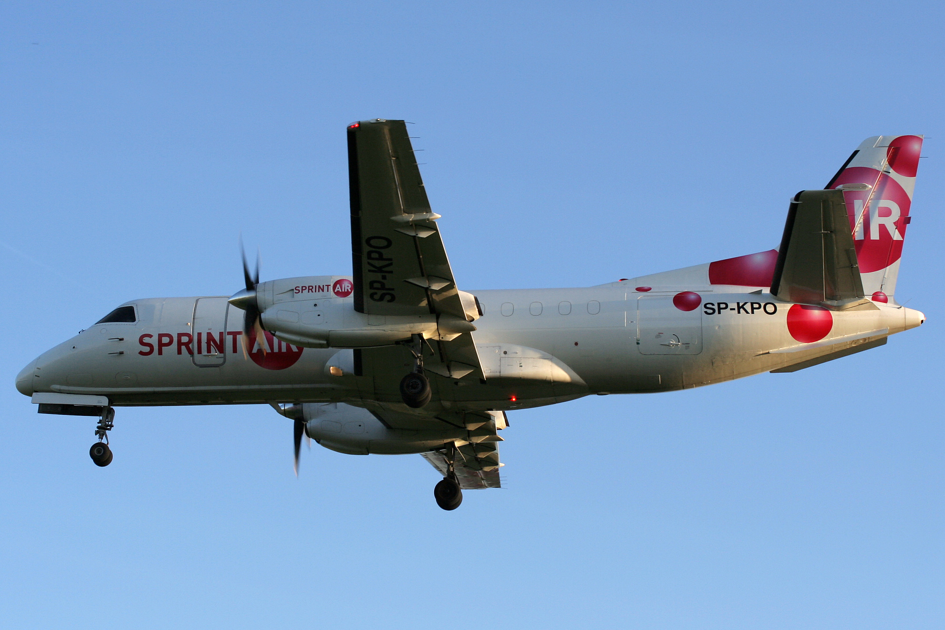 QC, SP-KPO (Samoloty » Spotting na EPWA » Saab 340 » 340A » SprintAir)