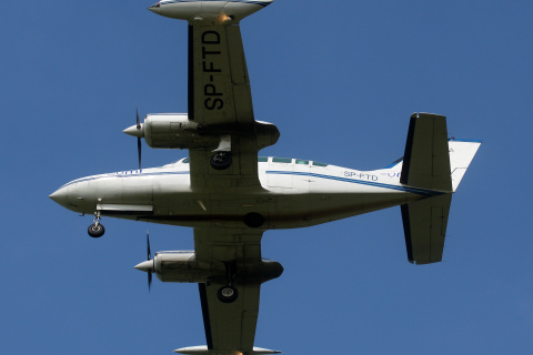 Cessna 402B, SP-FTD, MGGP Aero