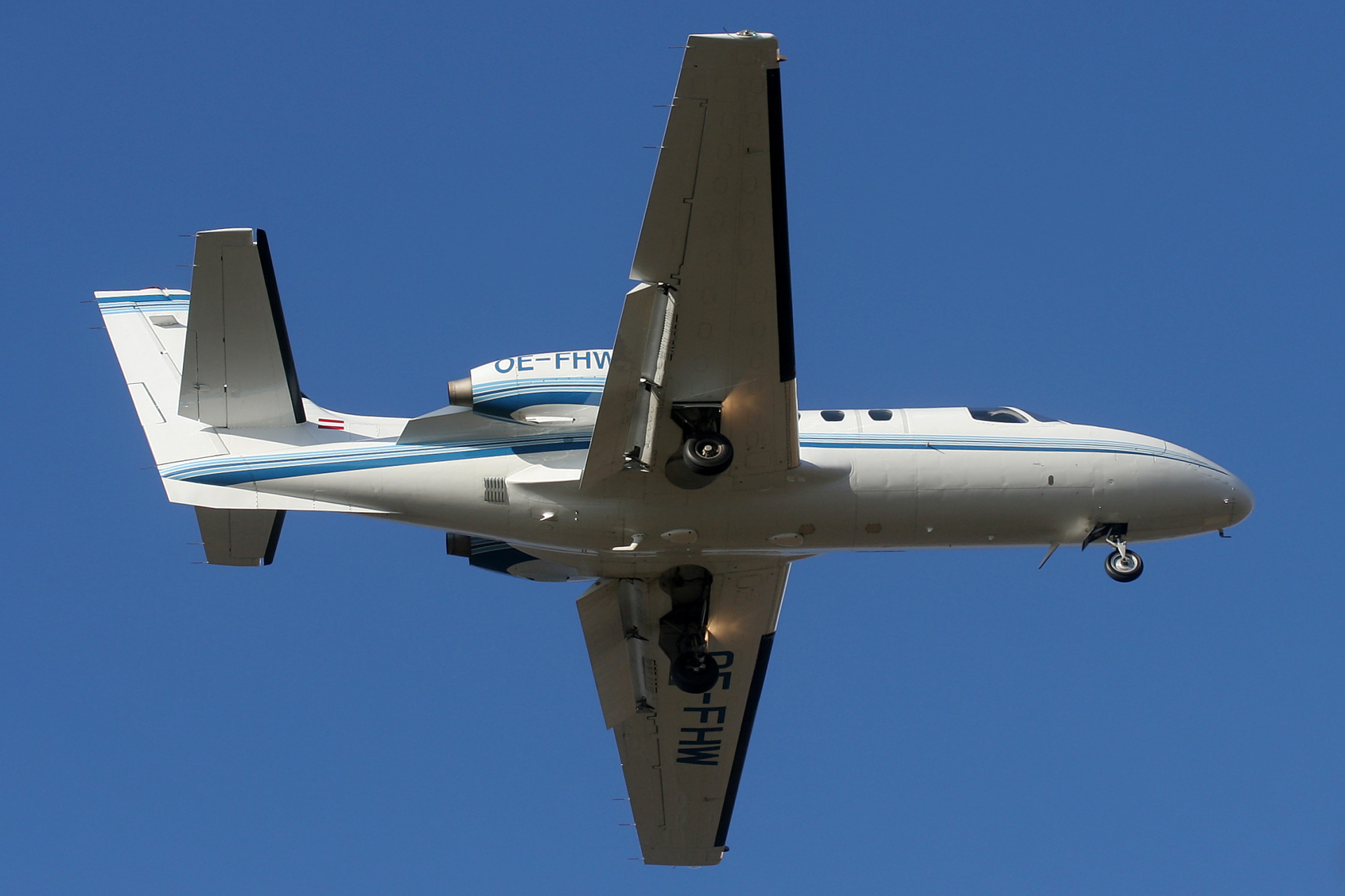 Cessna 501 Citation SP, OE-FHW, Daedalos (Samoloty » Spotting na EPWA » pozostałe)