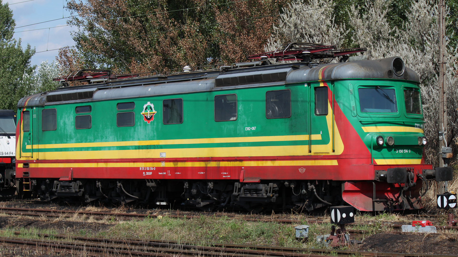 Škoda 59E E182-087 (Vehicles » Trains and Locomotives)