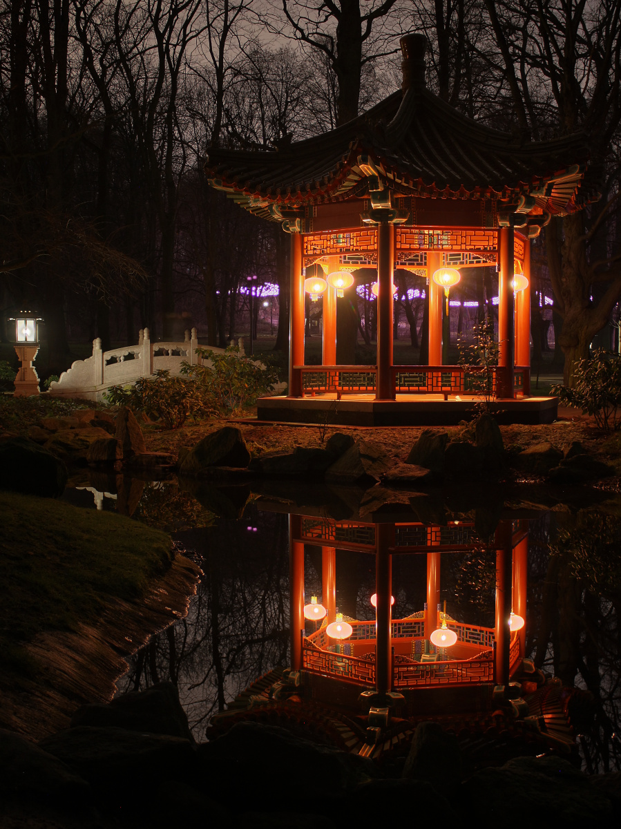 Chinese Garden at Łazienki Park