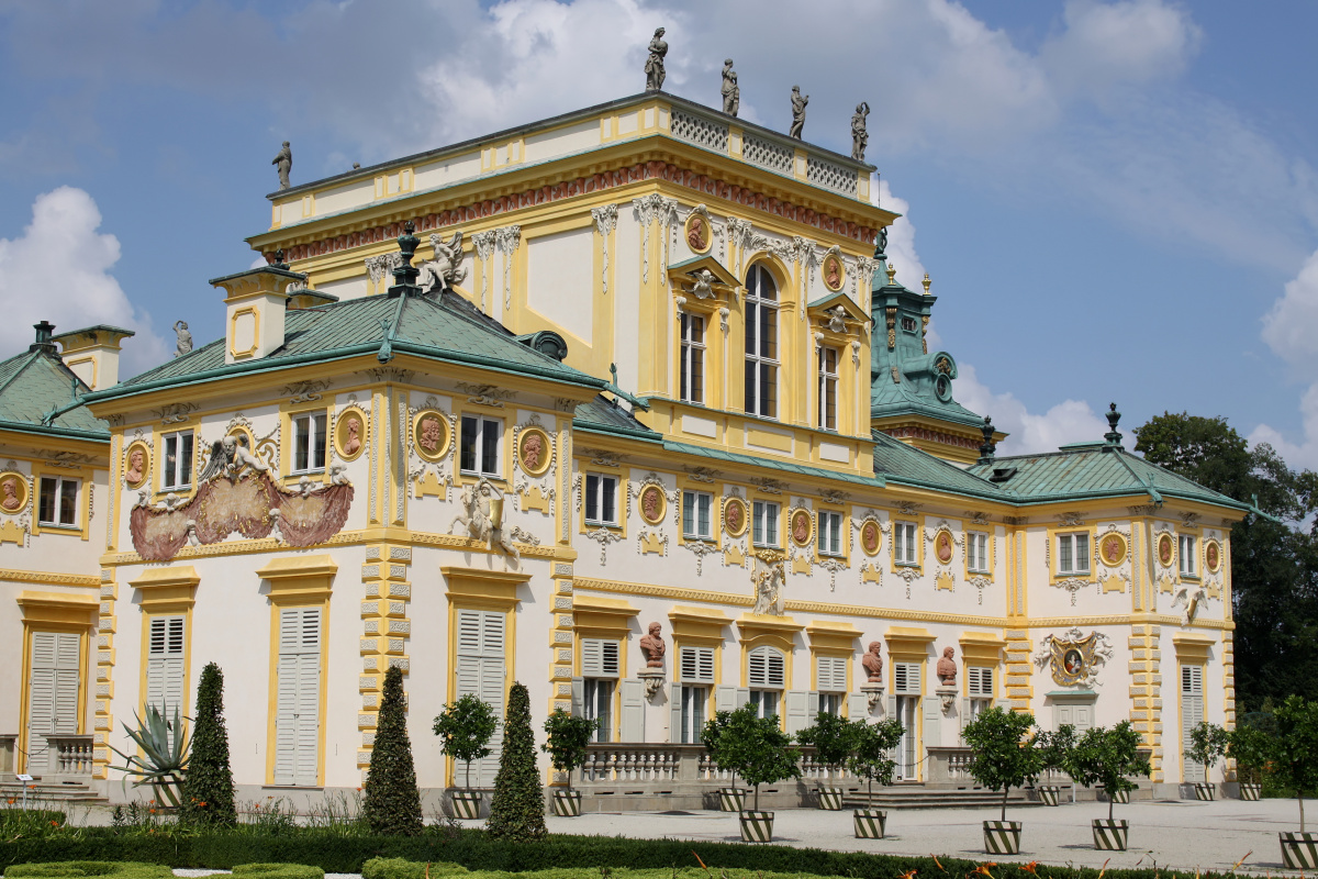 Wilanów Palace from Royal Gardens