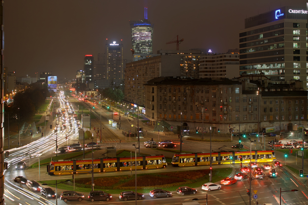 Rondo ONZ - The UN Roundabout (Warsaw » Warsaw from Above)