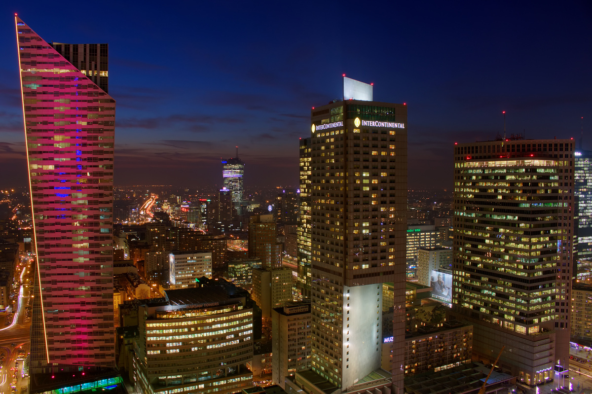 Złota 44, Intercontinental and Warsaw Financial Center (Warsaw » Warsaw from Above)