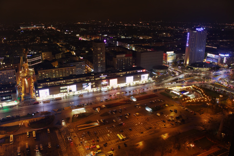 Centrum Shopping Mall, Parade Square, Powiśle