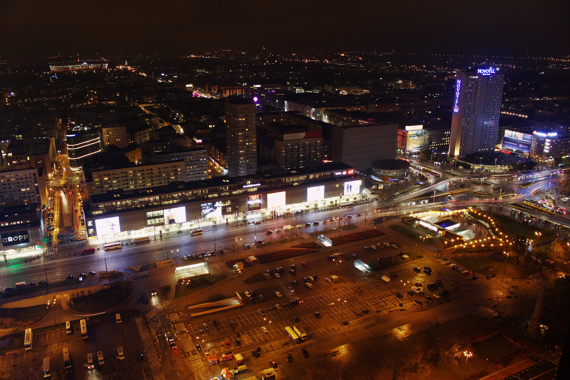 Centrum Shopping Mall, Parade Square, Powiśle (Warsaw » Warsaw from Above)