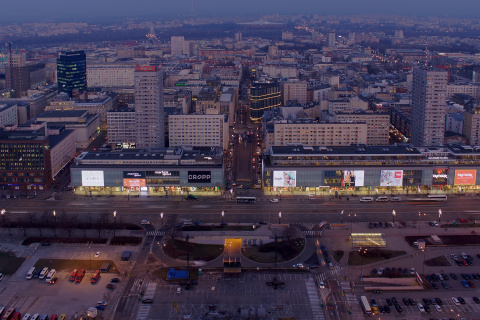 Marszałkowska street, Złota street and East