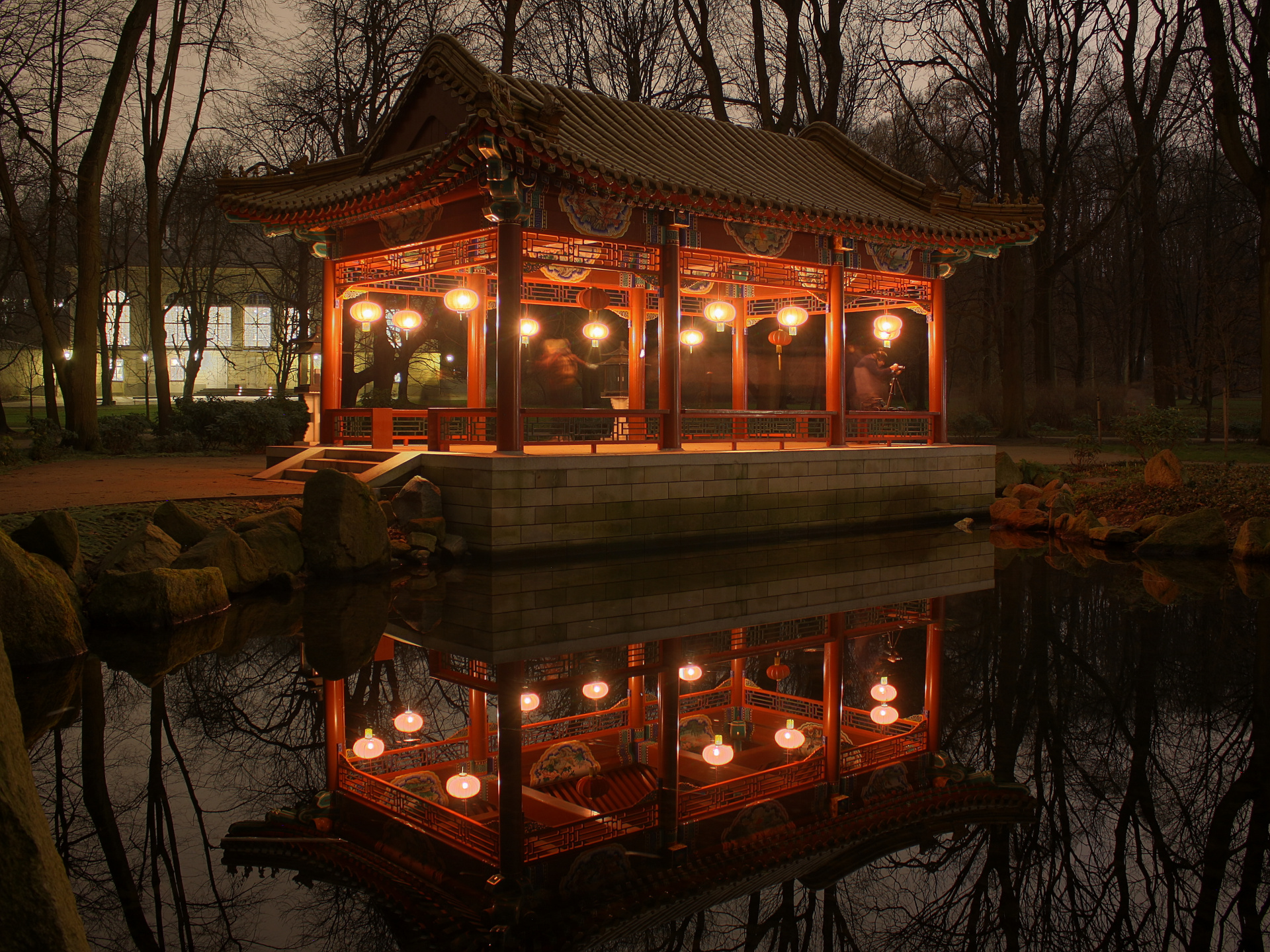 Chinese Garden at Łazienki Park (Warsaw)