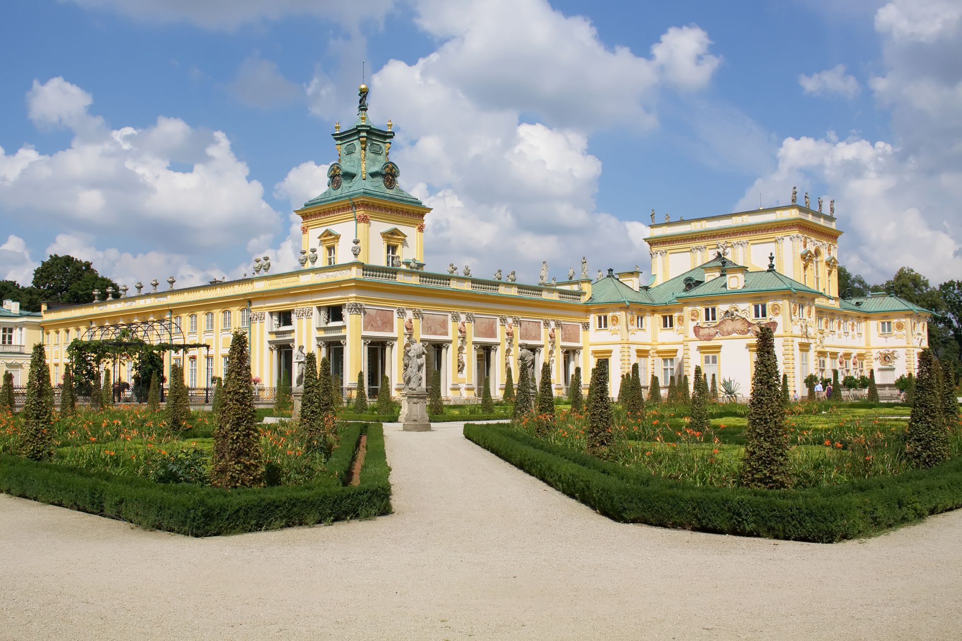 Wilanów Palace from Royal Gardens (Warsaw)