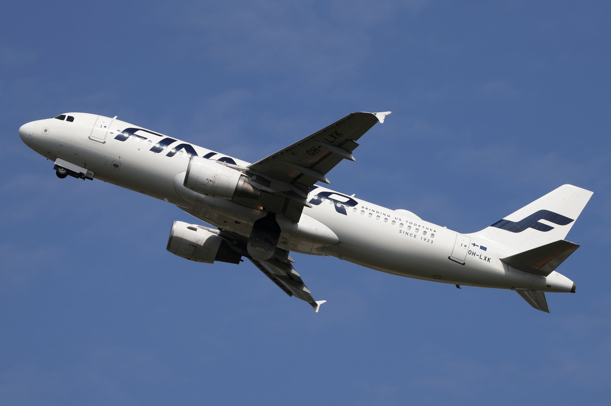 OH-LXK (new livery, "Bringing Us Together Since 1932" sticker)