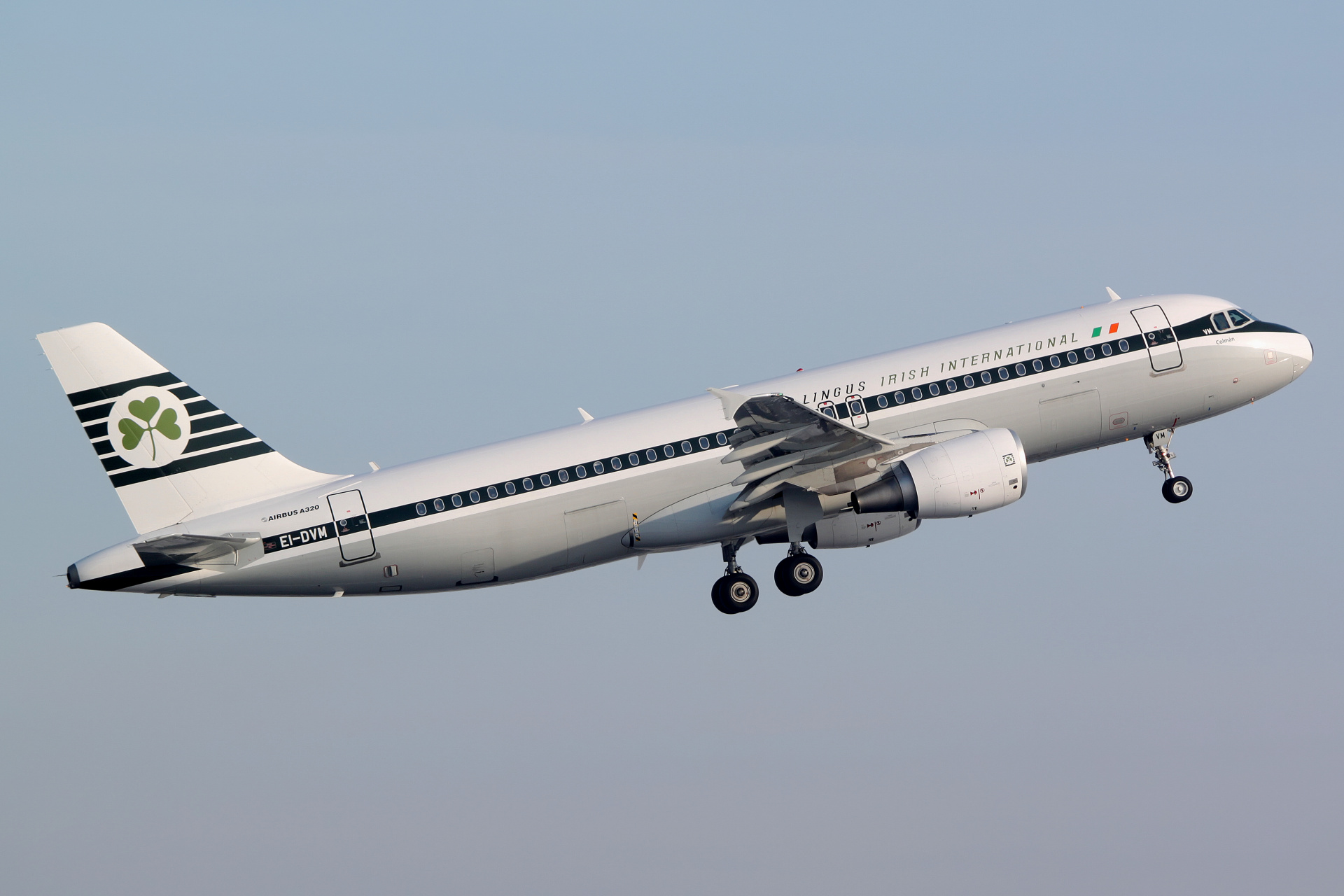 EI-DVM (malowanie retro) (Samoloty » Spotting na EPWA » Airbus A320-200 » Aer Lingus)
