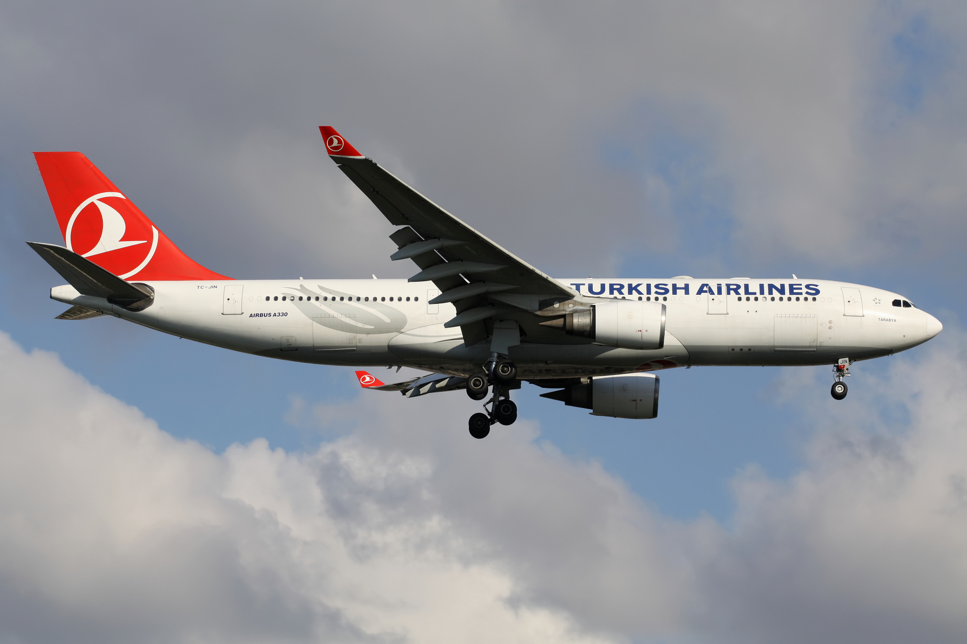 TC-JIN (Samoloty » Port Lotniczy im. Atatürka w Stambule » Airbus A330-200 » THY Turkish Airlines)