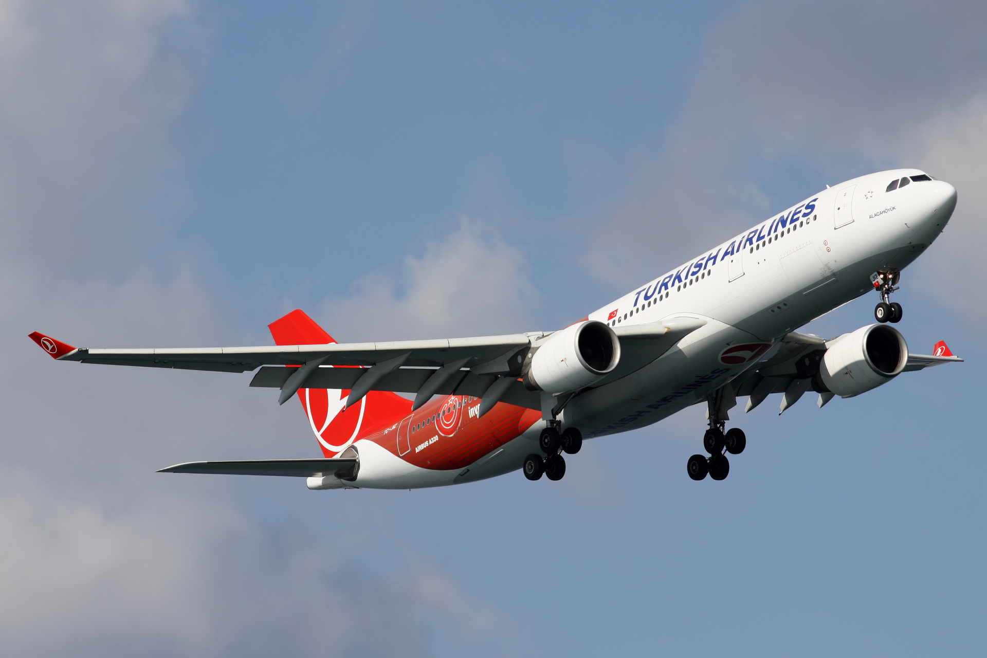 TC-JIZ (malowanie Invest in Turkey) (Samoloty » Port Lotniczy im. Atatürka w Stambule » Airbus A330-200 » THY Turkish Airlines)
