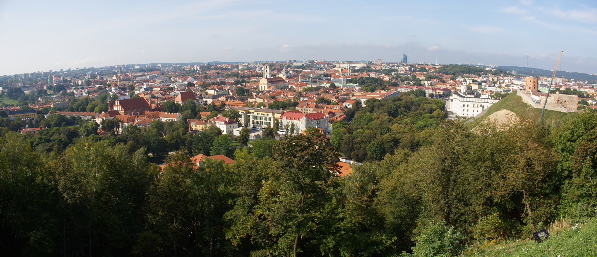 Panorama Wilna z Góry Trzykrzyskiej (Podróże » Wilno)