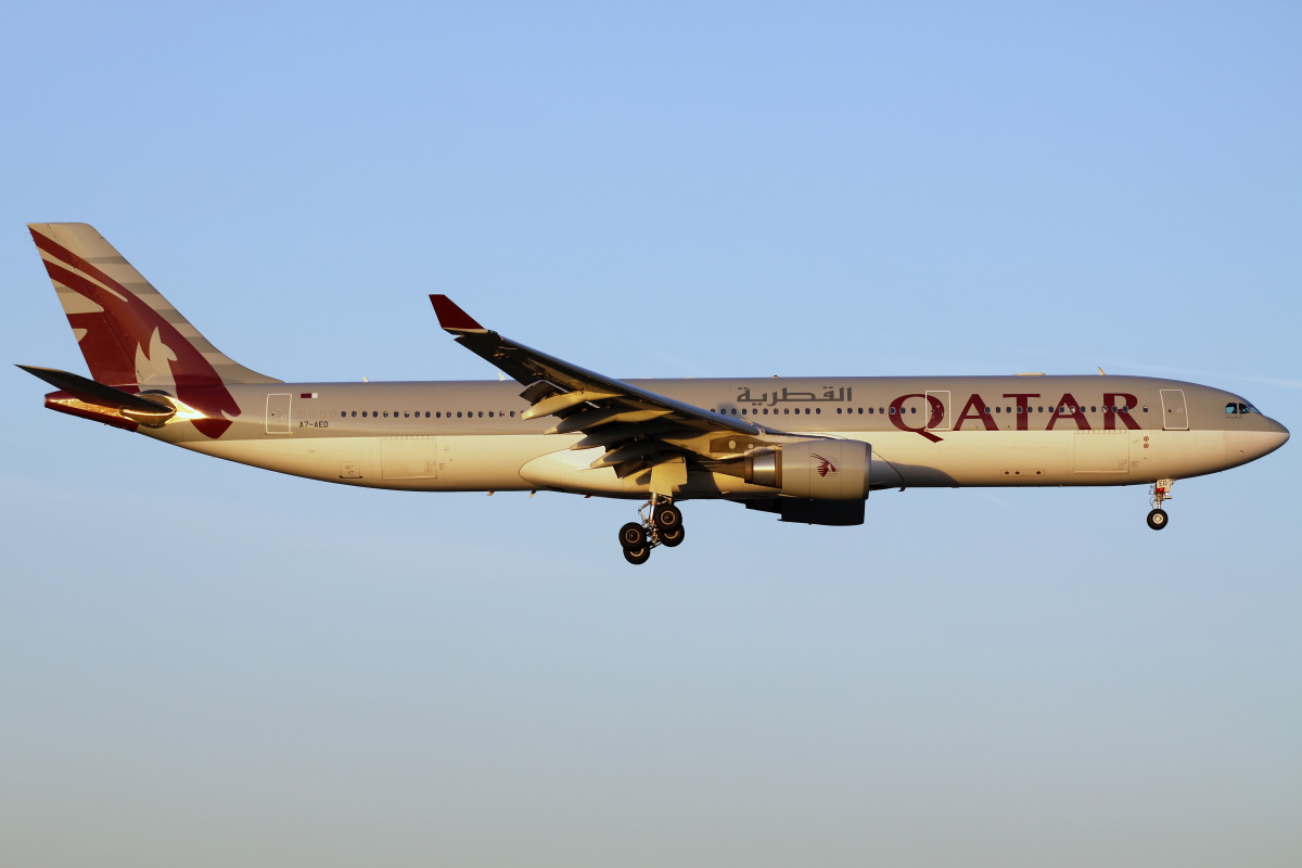 A7-AED, Qatar Airways