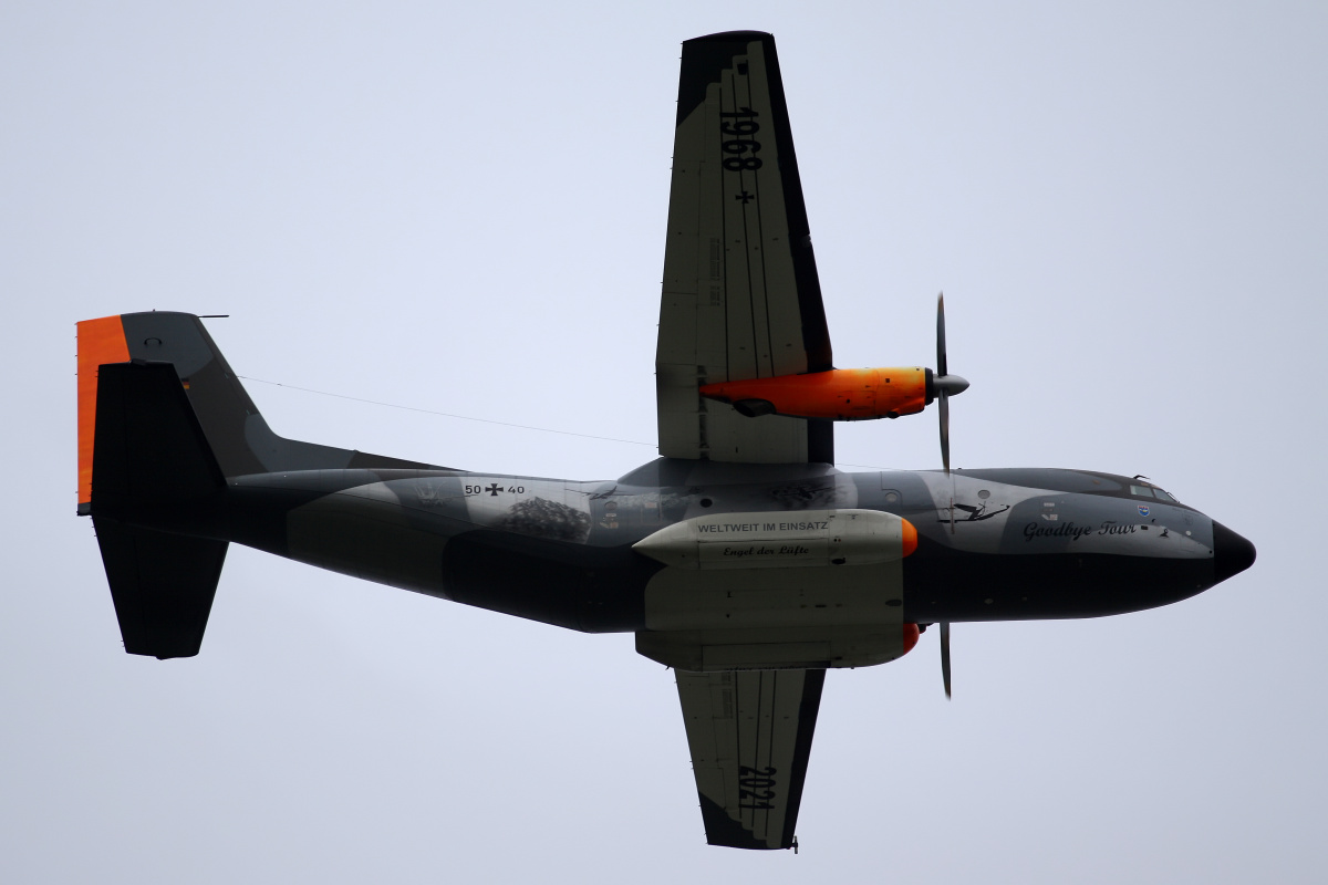 C-160D, 50+40, Niemieckie Siły Powietrzne (Luftwaffe, malowanie "Goodbye Tour")