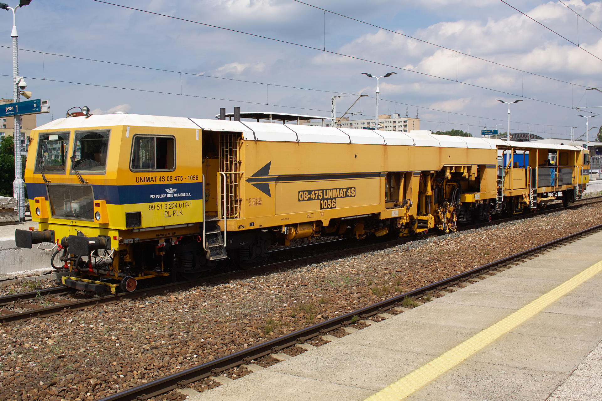 Plasser & Theurer Unimat 08-475/4S 1056 (Vehicles » Trains and Locomotives » Maintenance)