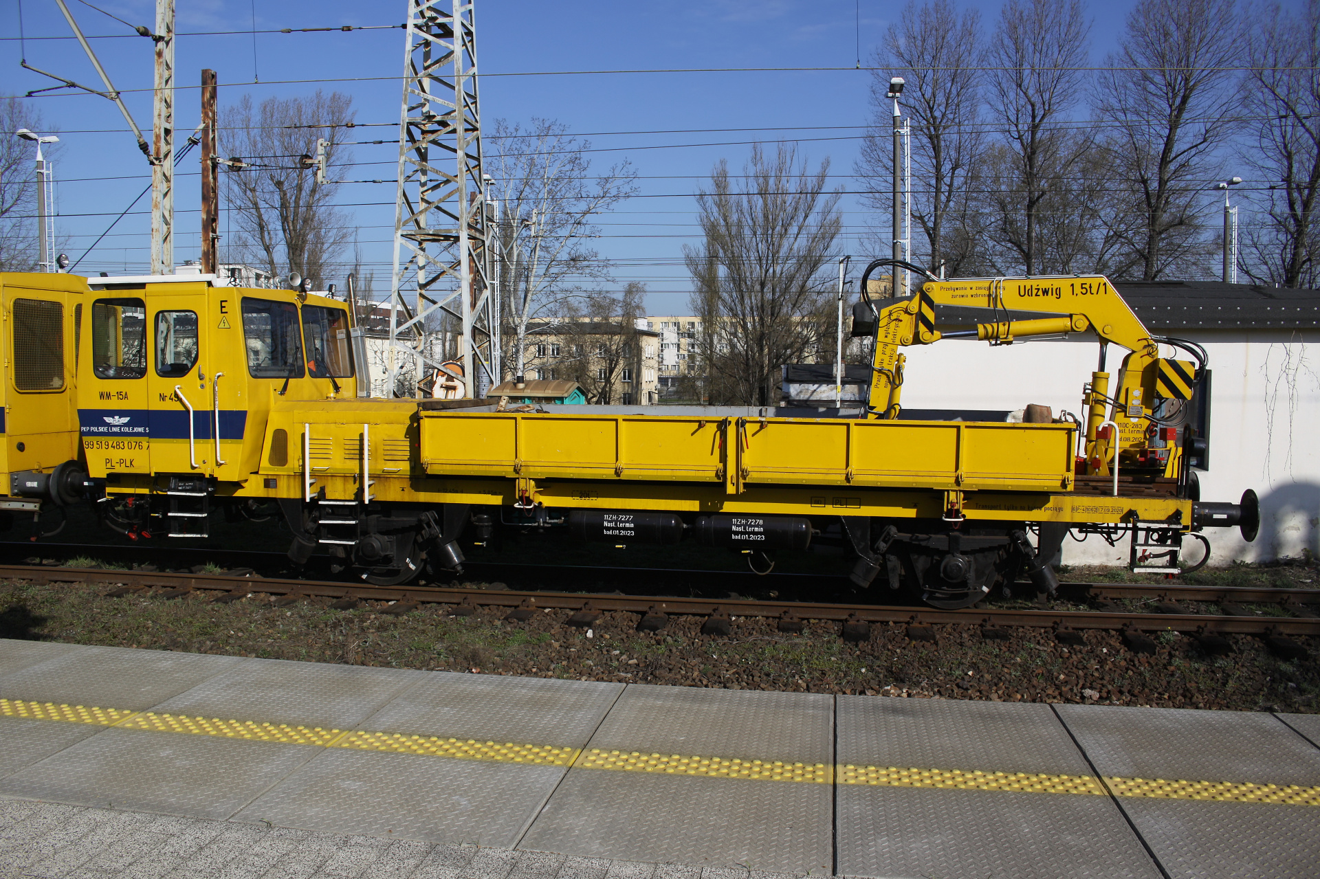 ZNTK Stargard WM-15A nr 491 (Vehicles » Trains and Locomotives » Maintenance)