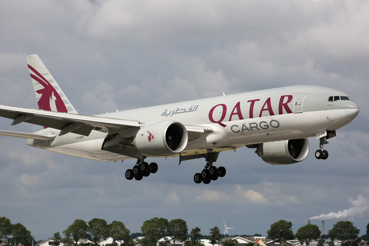 A7-BFB (Samoloty » Spotting na Schiphol » Boeing 777F » Qatar Airways Cargo)