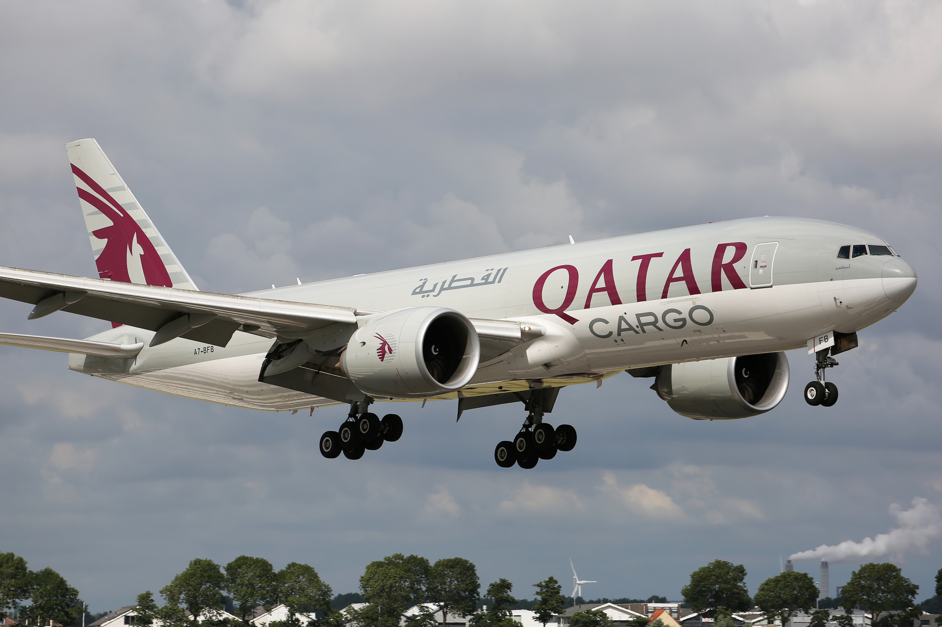 A7-BFB (Aircraft » Schiphol Spotting » Boeing 777F » Qatar Airways Cargo)
