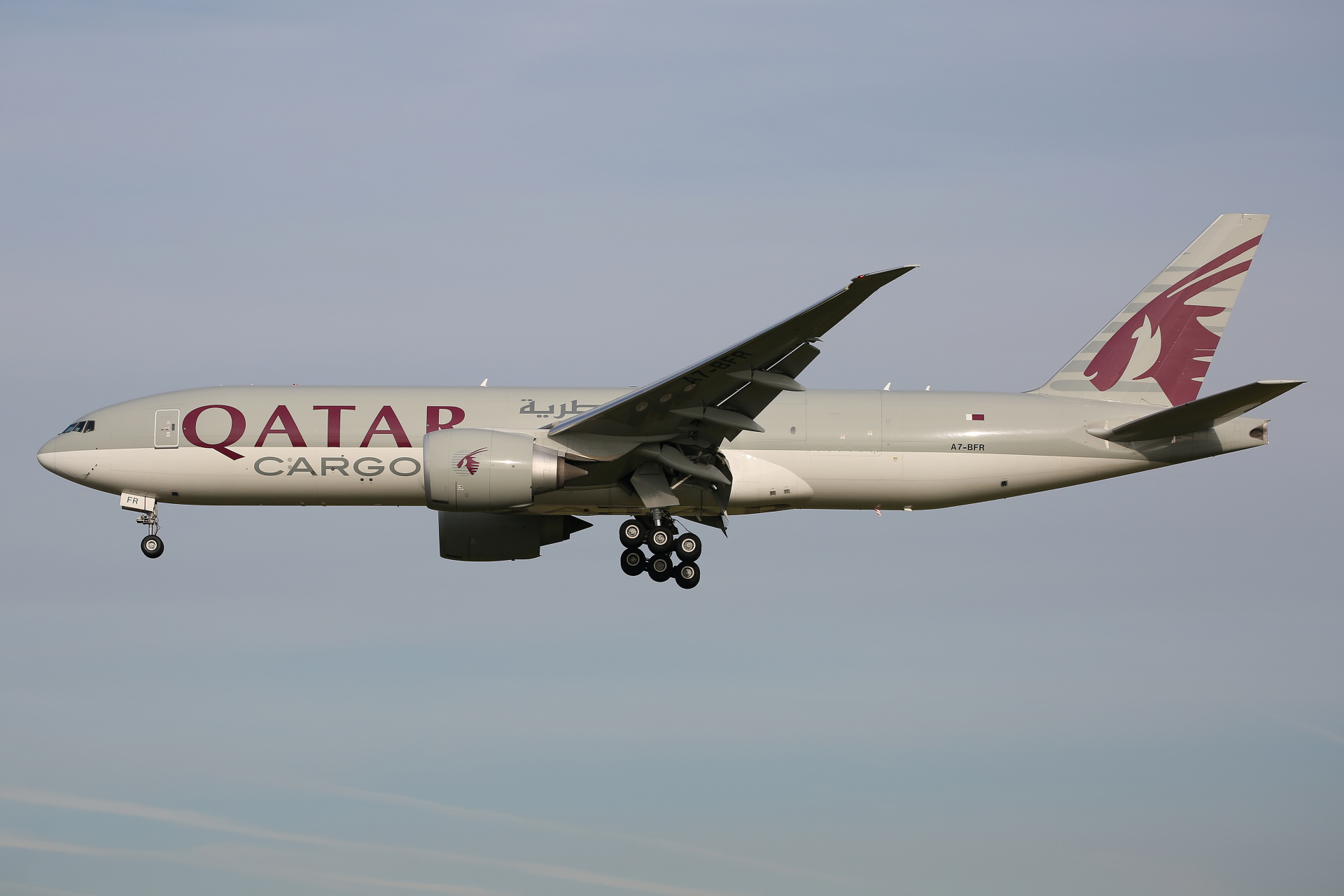 A7-BFR (Samoloty » Spotting na Schiphol » Boeing 777F » Qatar Airways Cargo)