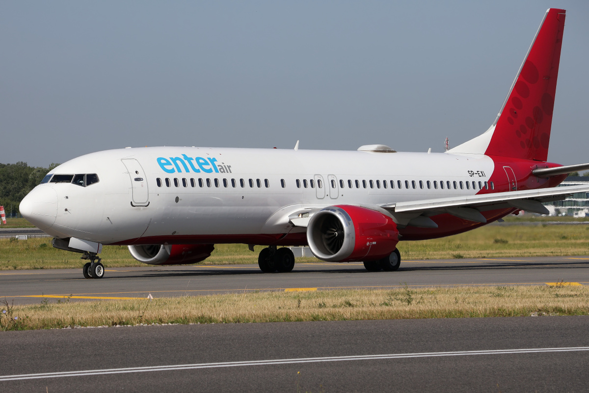 SP-EXI (Samoloty » Spotting na EPWA » Boeing 737-8 MAX » Enter Air)