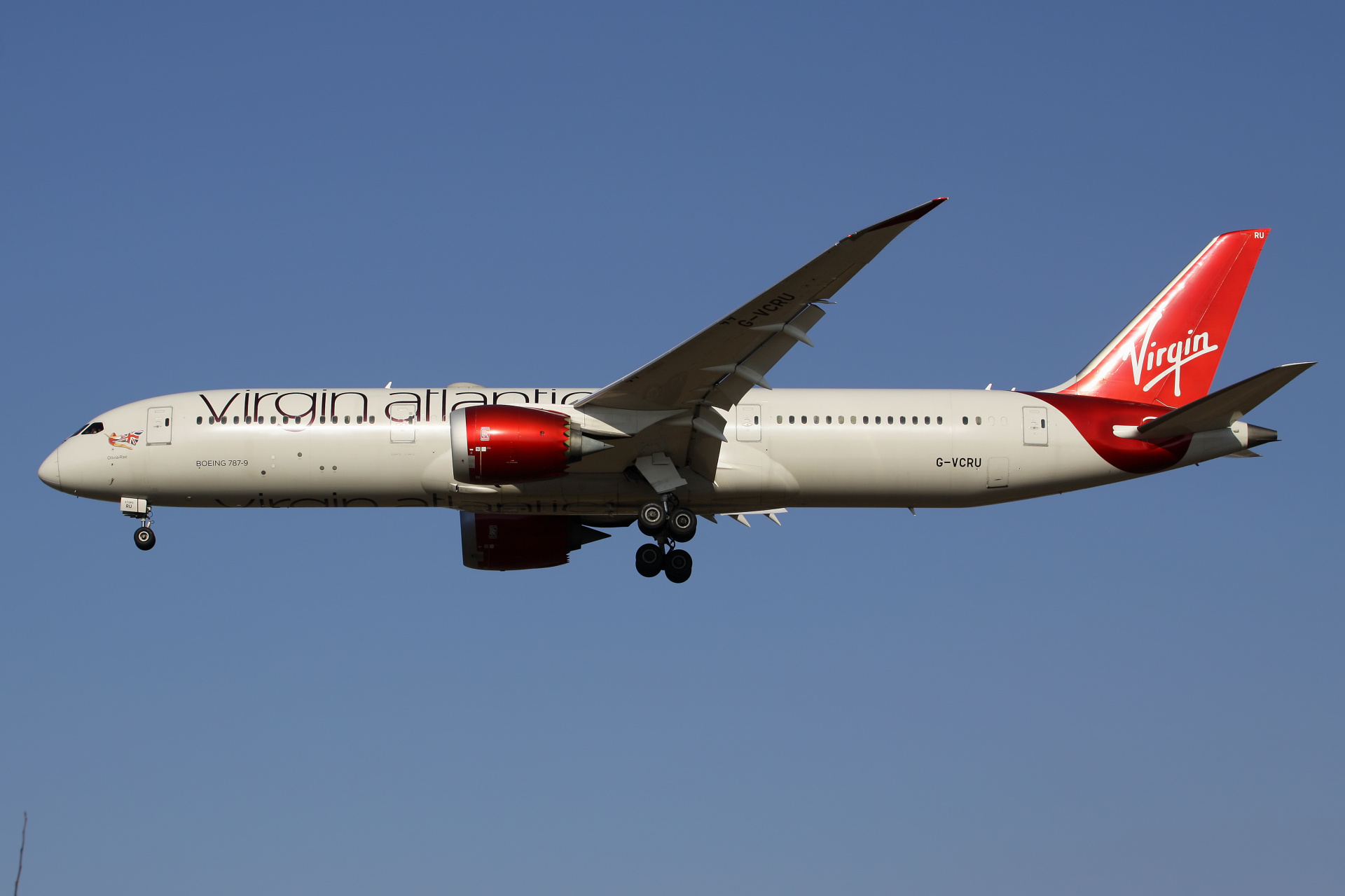 G-VCRU, Virgin Atlantic (Aircraft » EPWA Spotting » Boeing 787-9 Dreamliner)