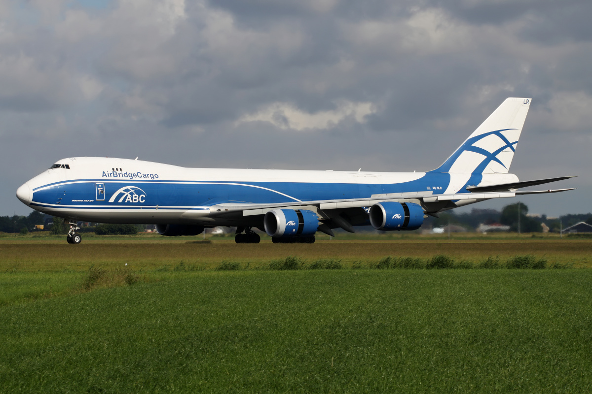 VQ-BLR (Samoloty » Spotting na Schiphol » Boeing 747-8F » AirBridgeCargo Airlines)